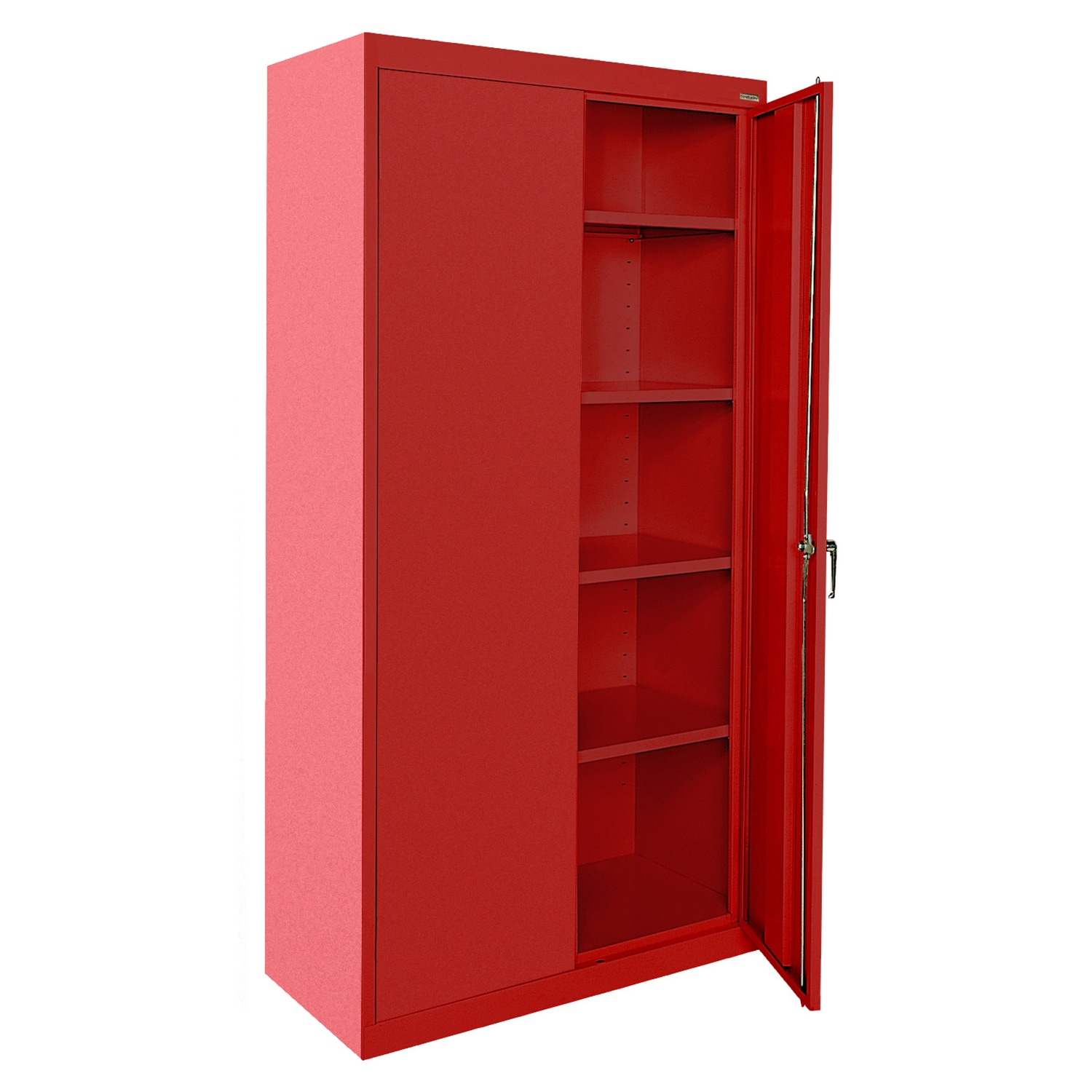 Sandusky CA41362472-01 36-Inches W x 72-Inches H x 24-Inches D Freestanding Steel Garage Cabinet in Red