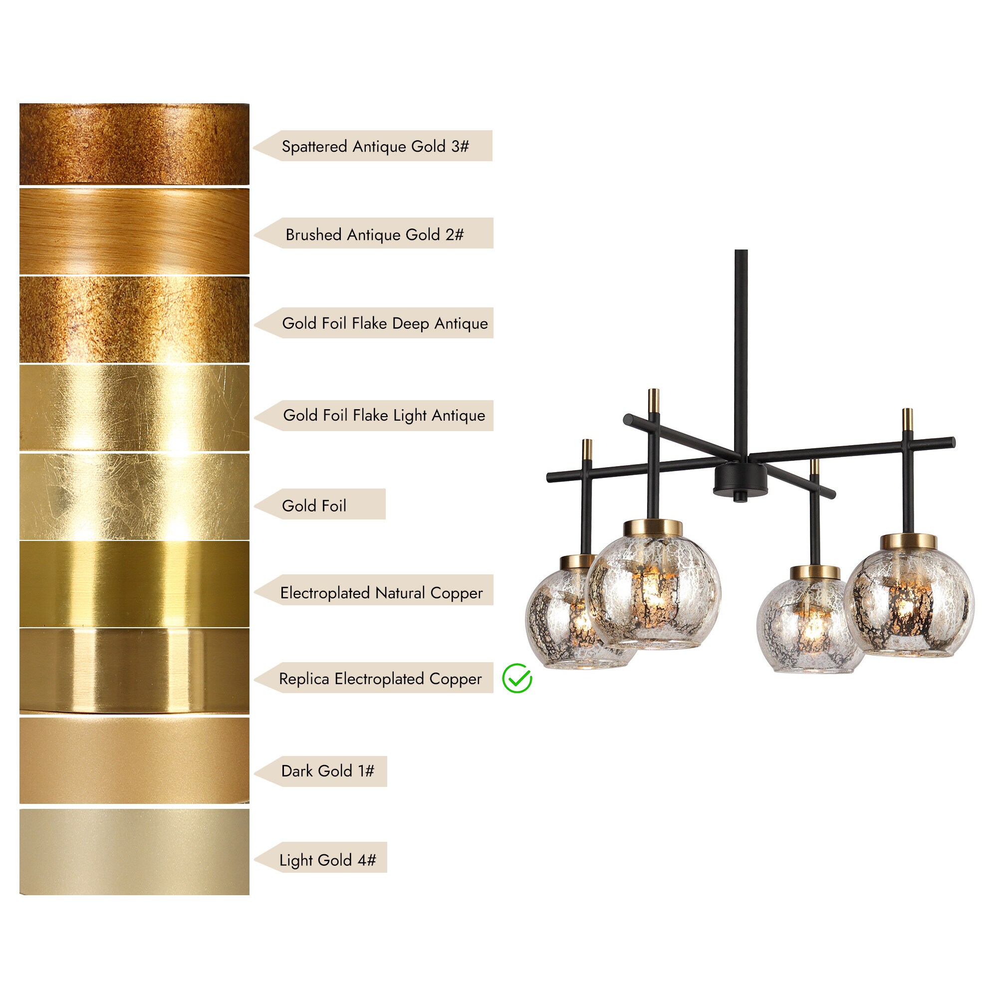 ZEVNI Mafia 4-Light Matte Black Transitional Led Chandelier ZEVNI Mafia 4-Light Matte Black Transitional Led Chandelier