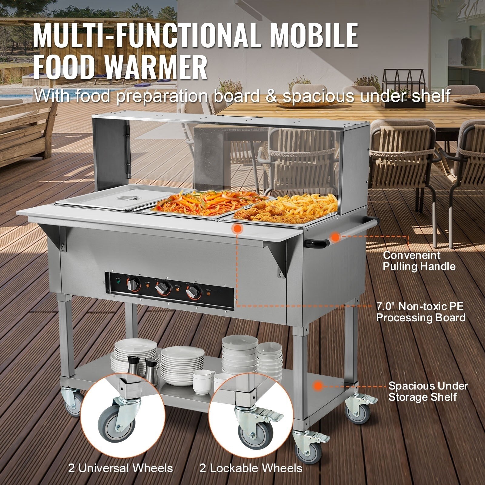 VEVOR SCSPZQZWGSSP03812V1 Buffet-Servers - View #6