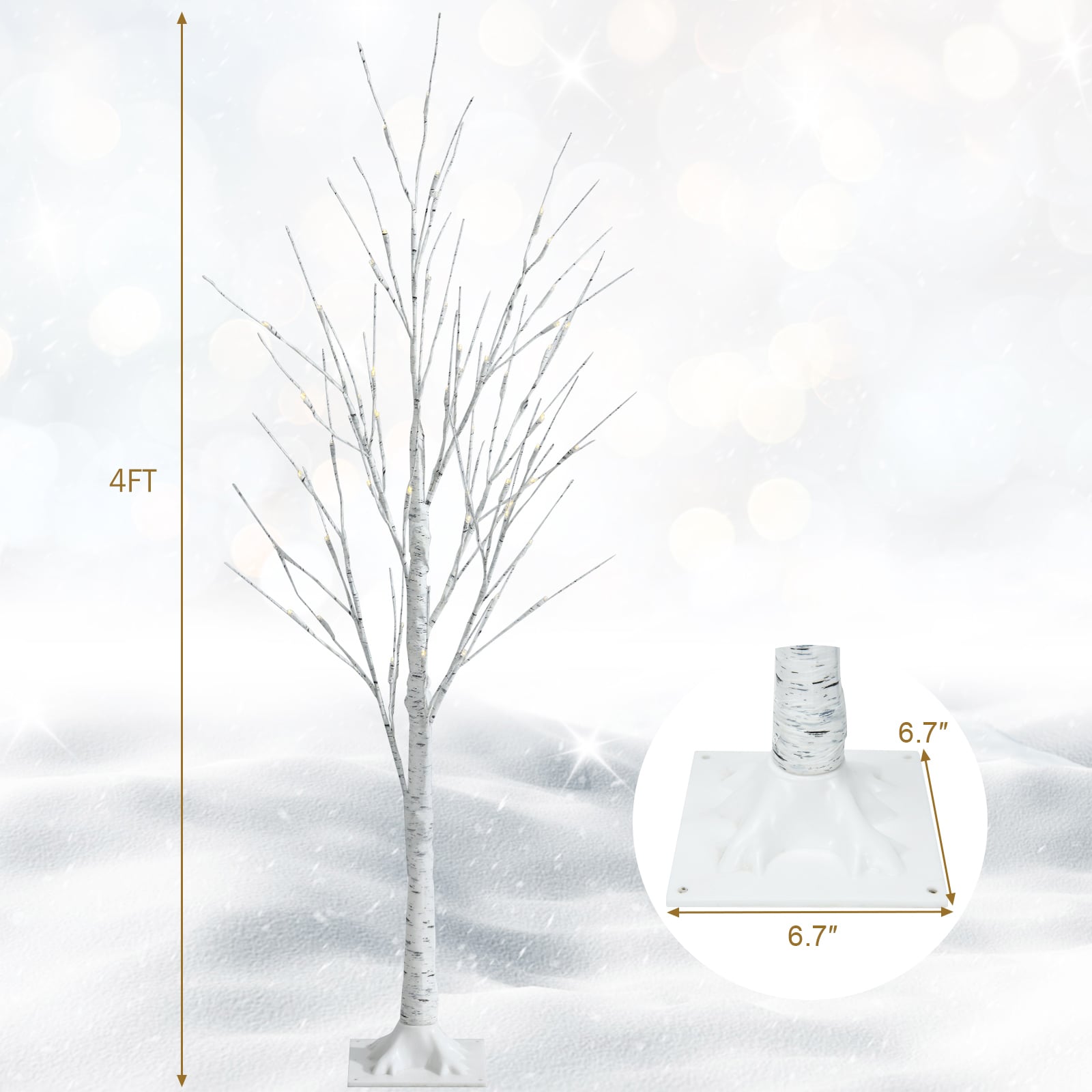 Forclover HYC-CM467 Artificial-Christmas-Trees - View #3
