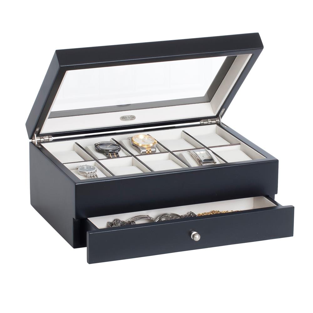 Mele & Co. Grant Wooden Watch Box in Java Finish at Lowes.com