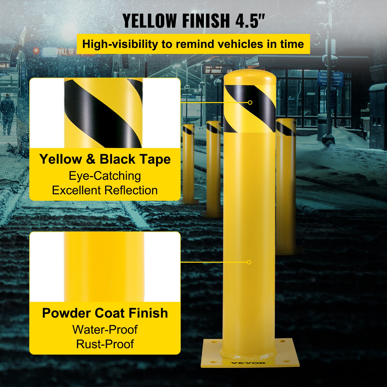 VEVOR AQZ24X4.5INHS0001V0 Commercial-Bollards - View #4