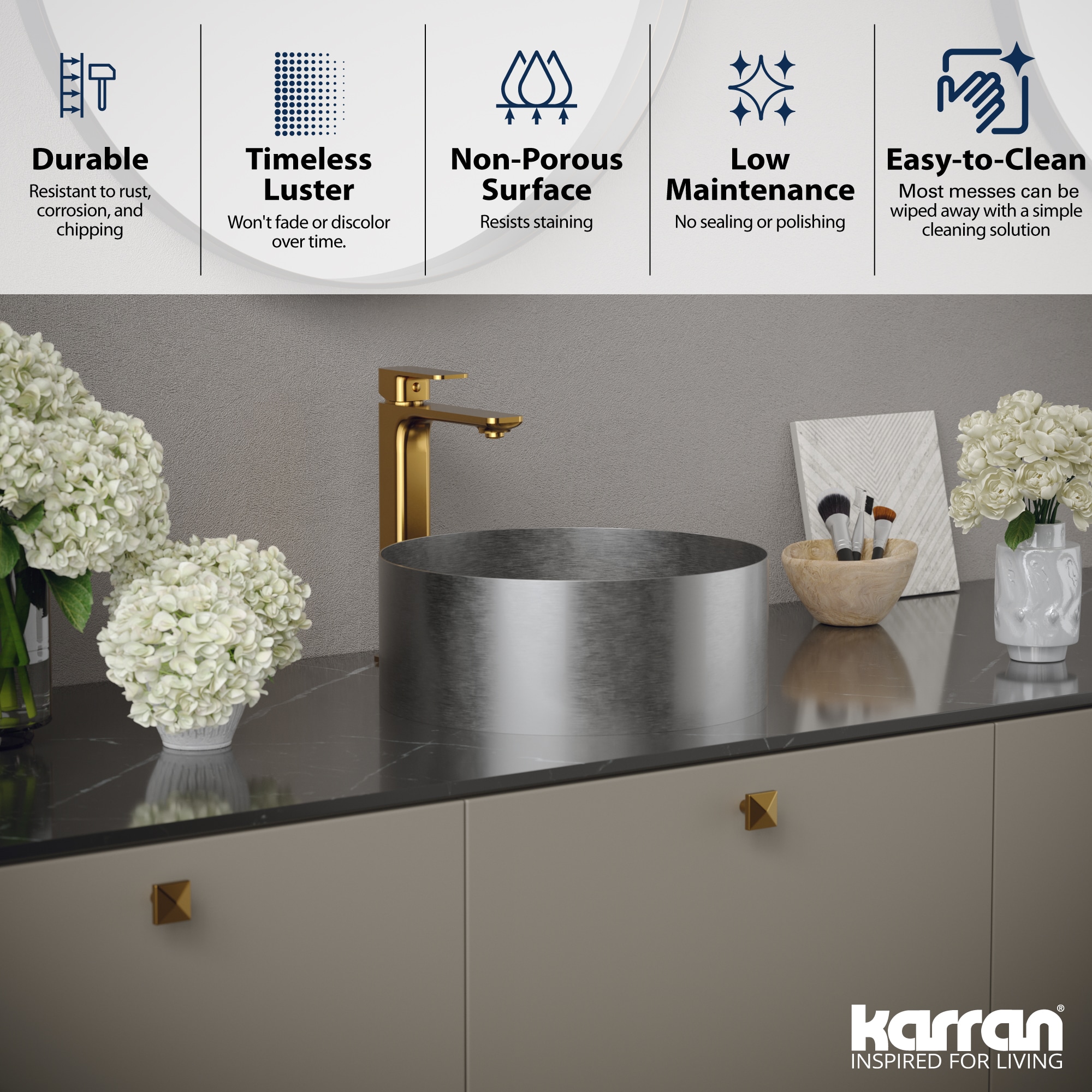 Karran CCV200SS Bath-Sink - View #5
