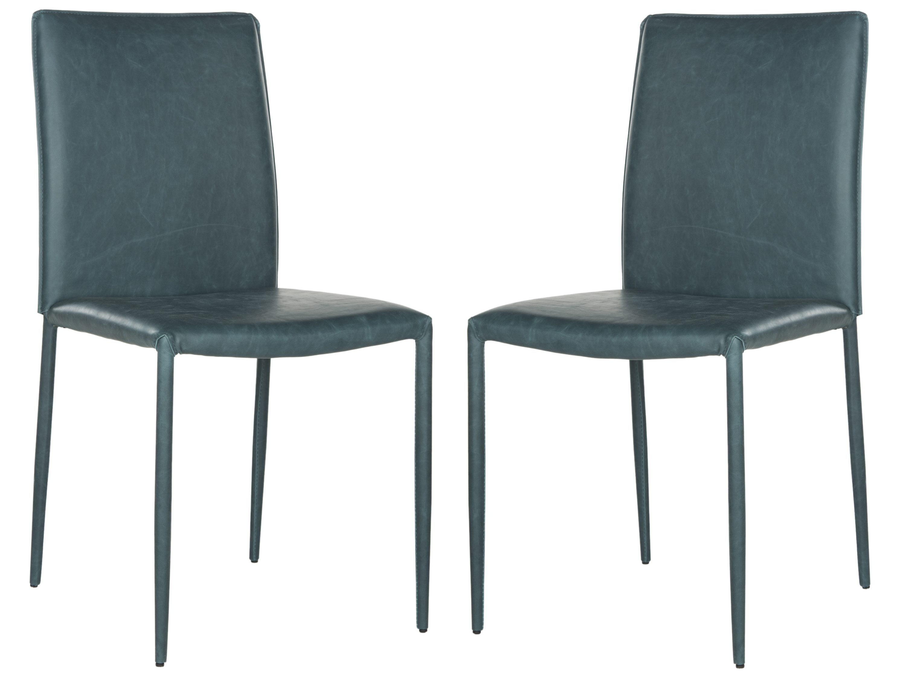 safavieh leather dining chairs