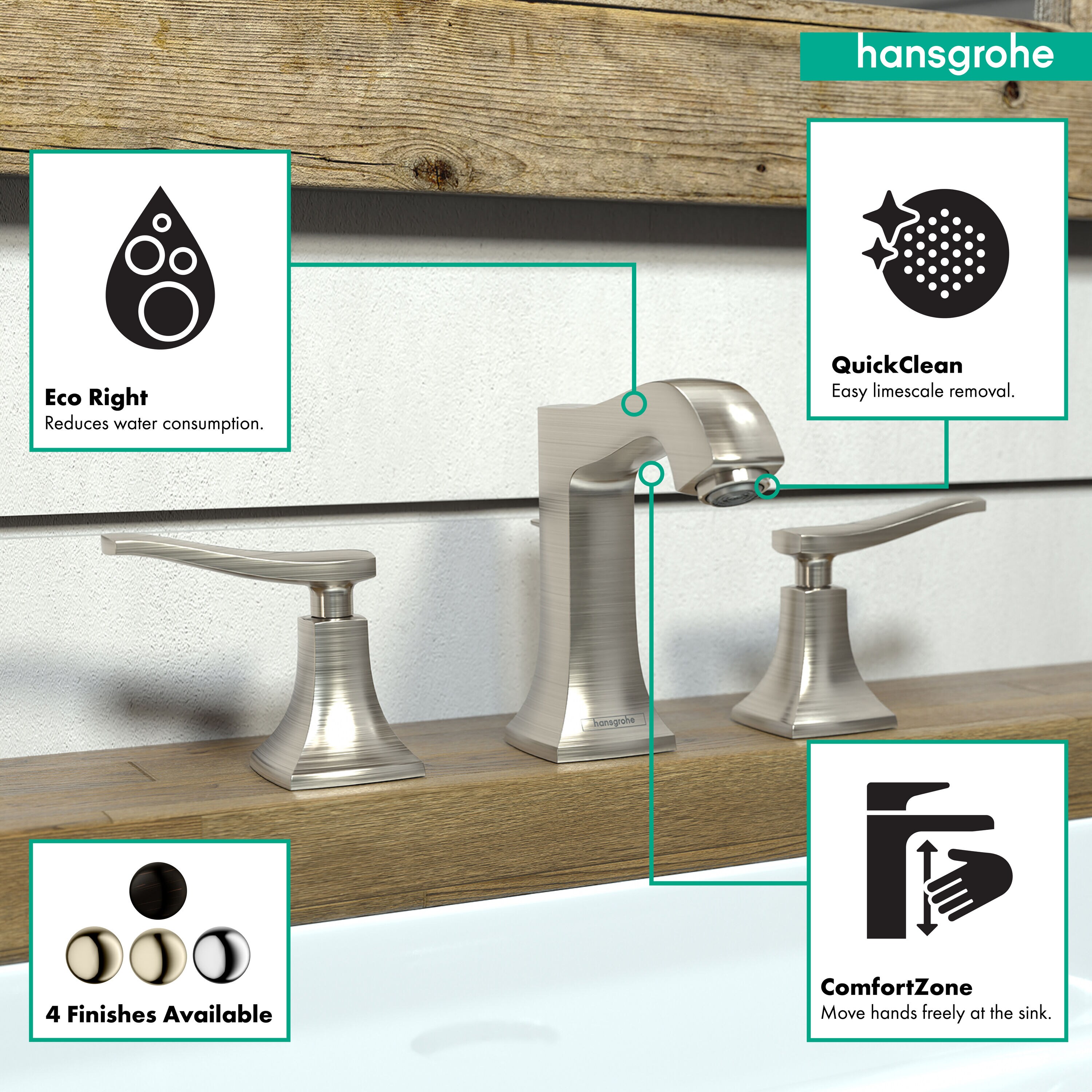 Hansgrohe 31073821 Lavatory-Faucets - View #2