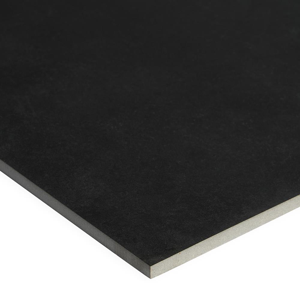 Artmore Tile Score Black 24-in x 48-in Matte Porcelain Patterned Floor ...