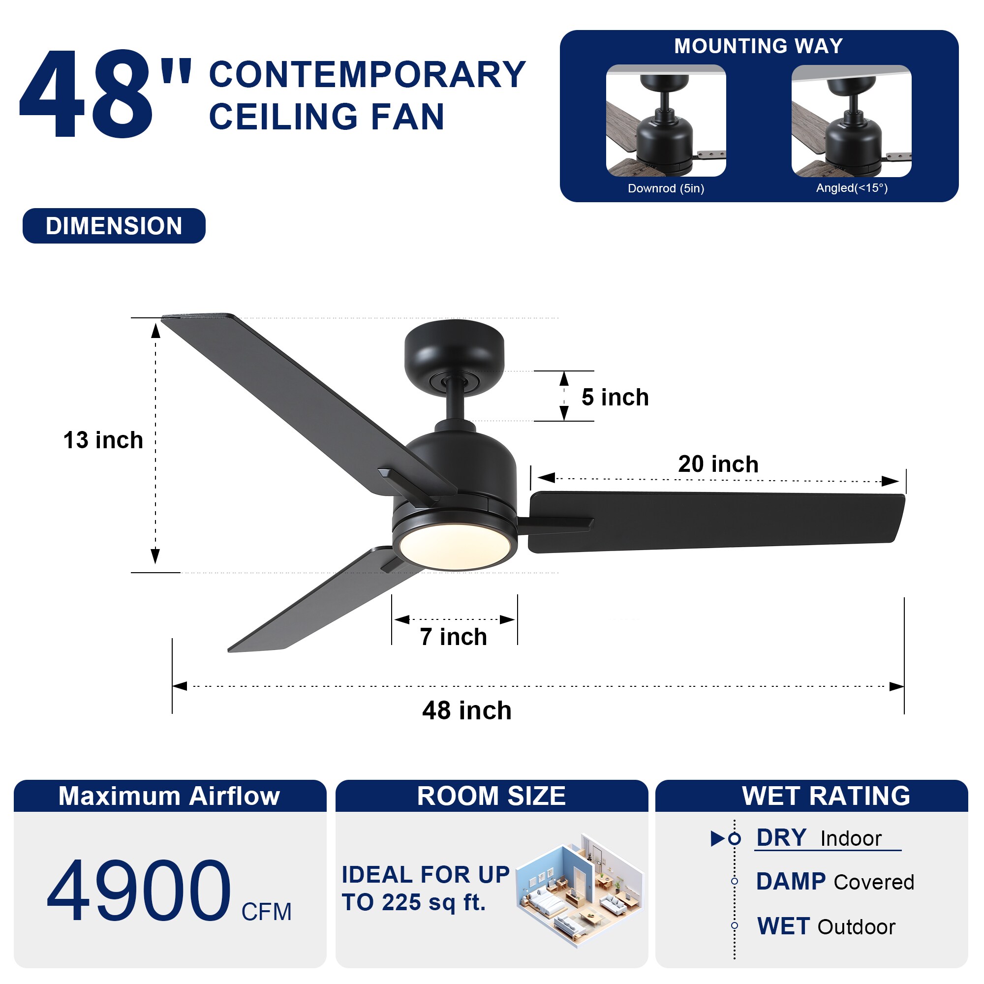YUHAO LSDY1235BK48 Ceiling-Fans - View #11