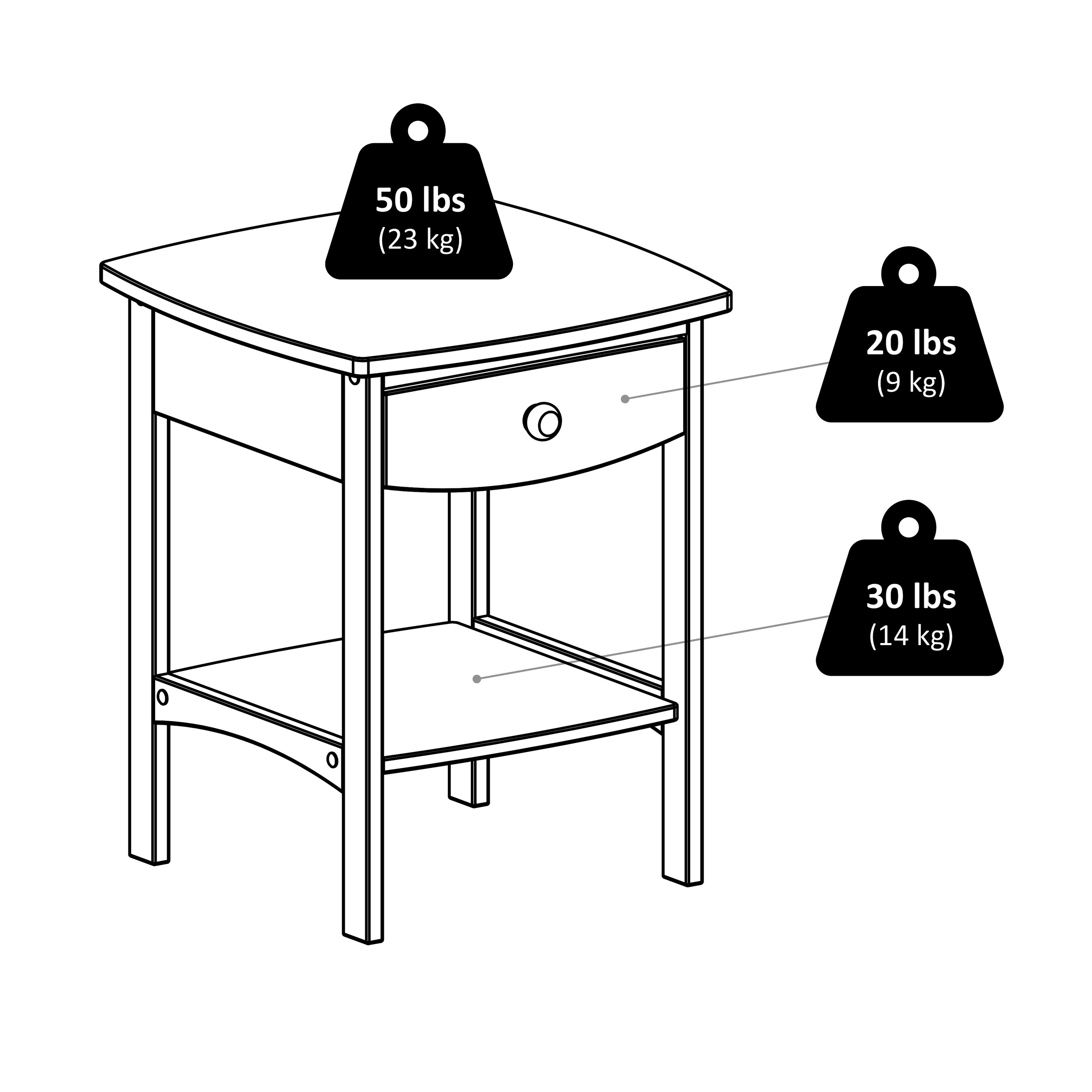 Winsome Wood 10218 nightstands - View #11