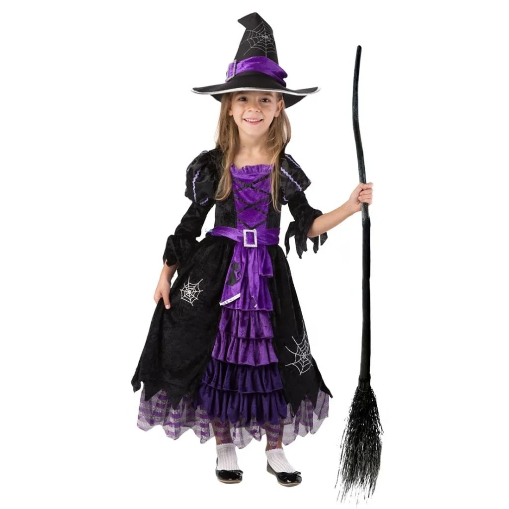 SYNCFUN Girls Fairytale Witch Halloween Costume in the Costumes ...