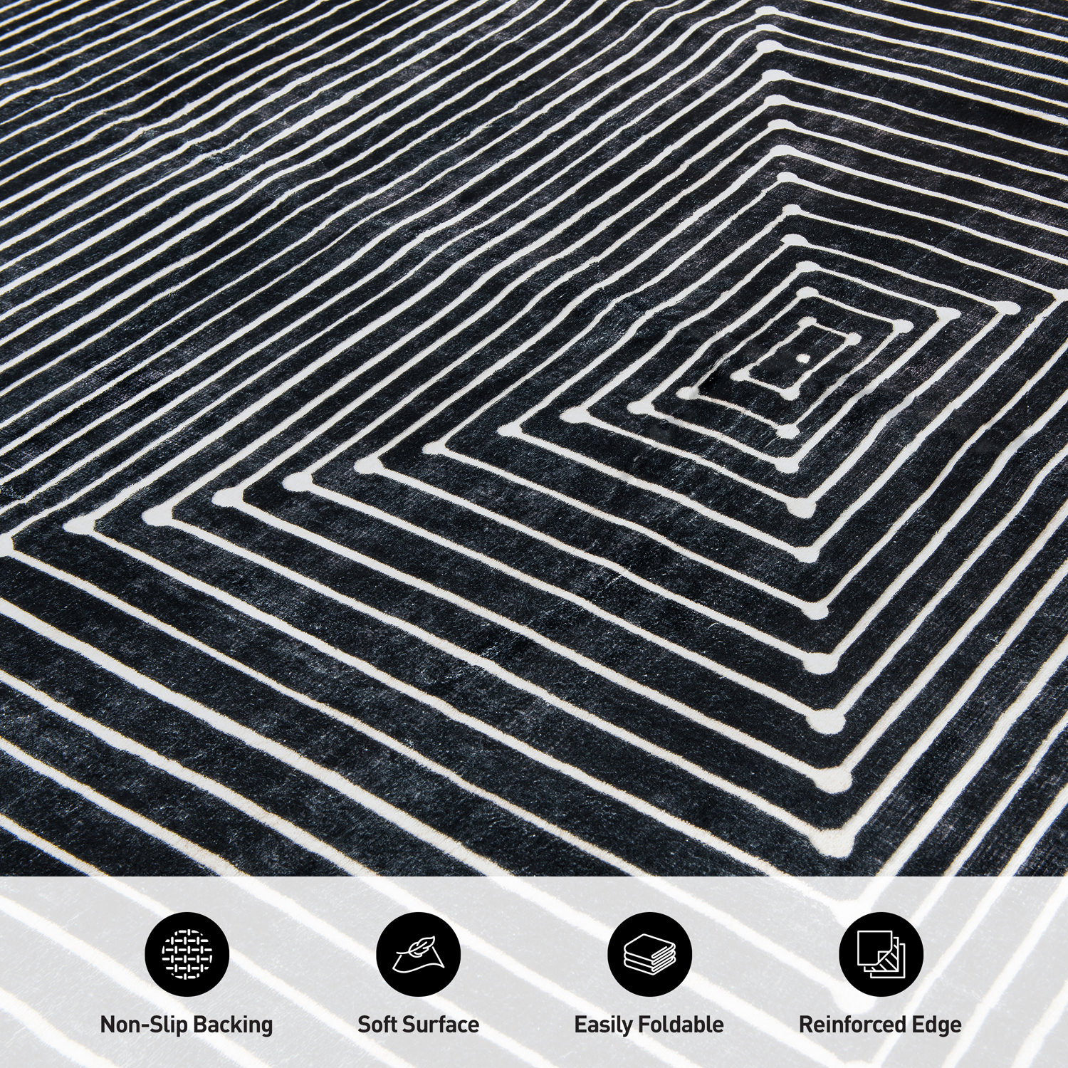 World Rug Gallery WR73BLACK9X12 rugs - View #6