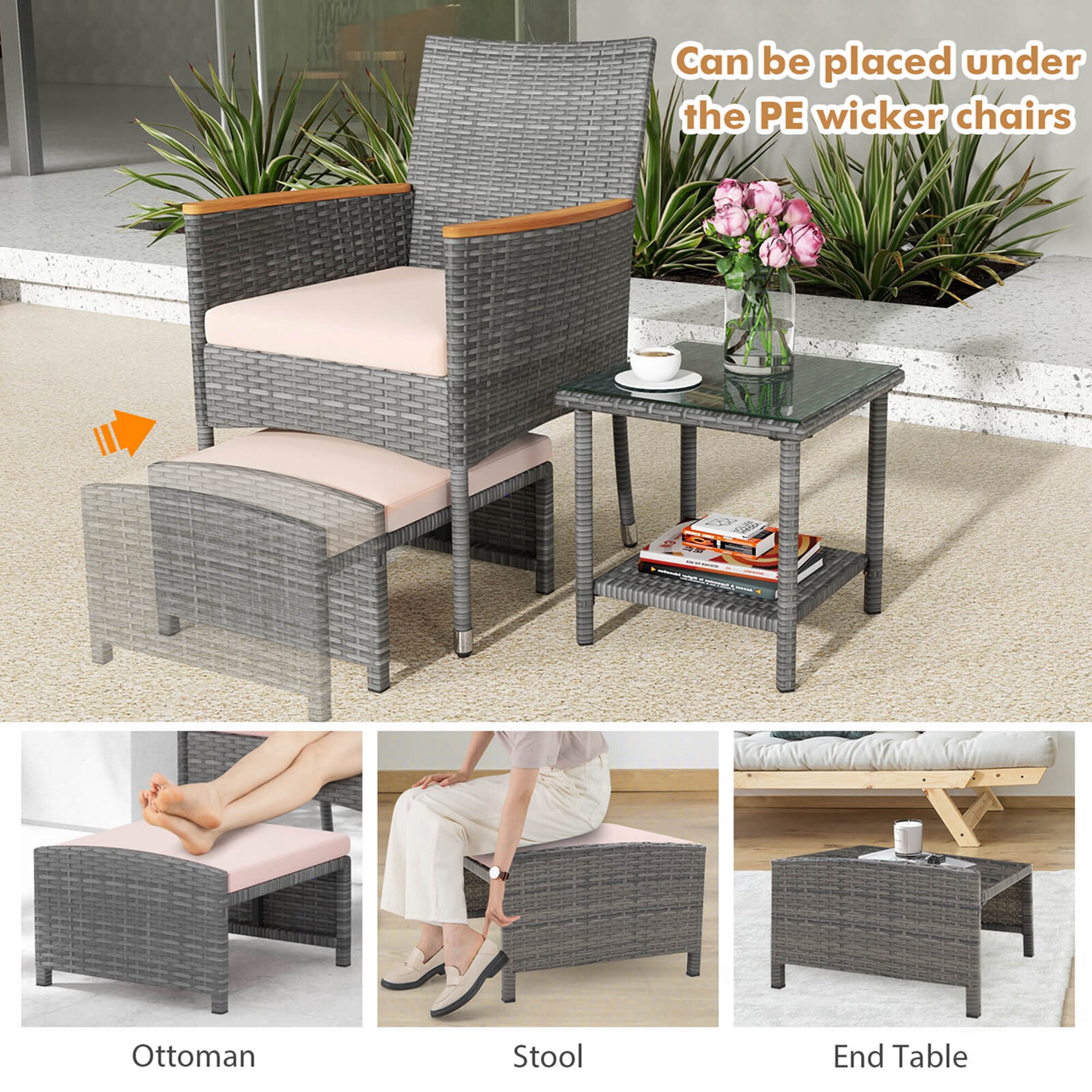 Costway HCST03503 Patio-Conversation-Sets - View #5