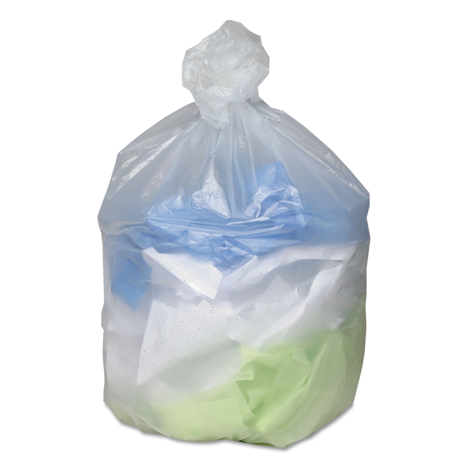 Trash Bags  60 Gallon Clear HD Can Liners - 200 Pack