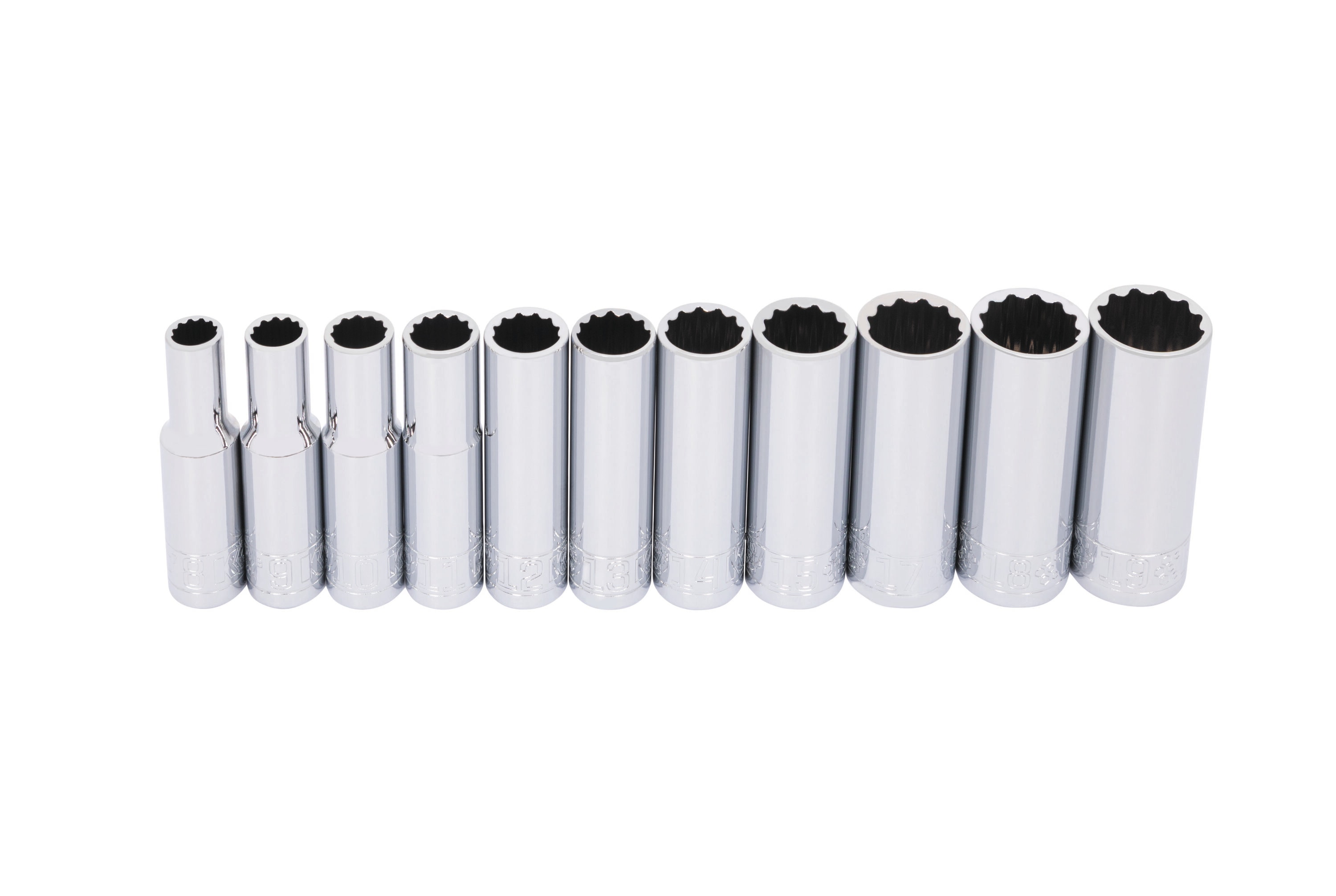 Kobalt 81718 3/8-in Drive Metric Deep Socket Set 11 -Pieces