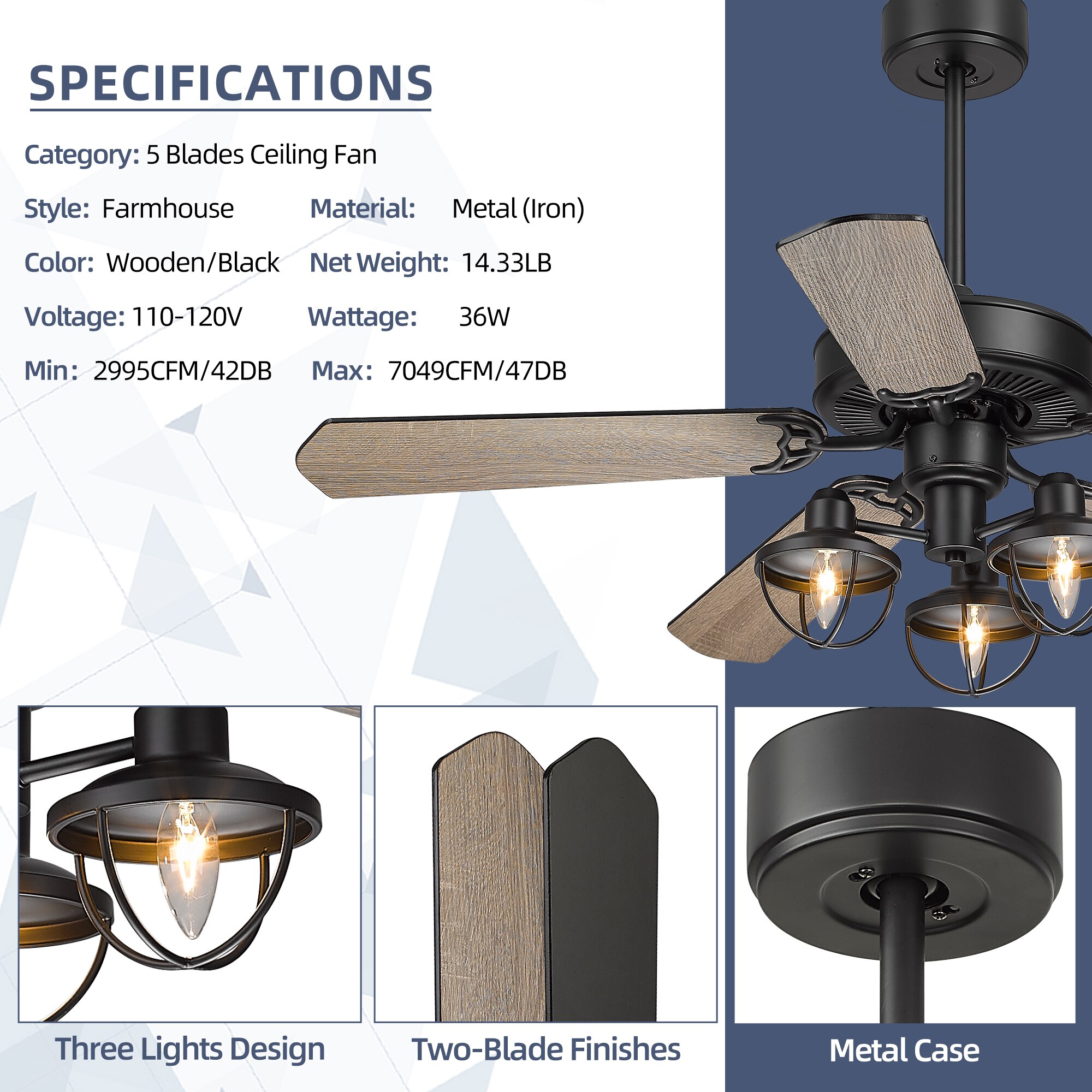 LTMATE LS52-YJ631DM Ceiling-Fans - View #3