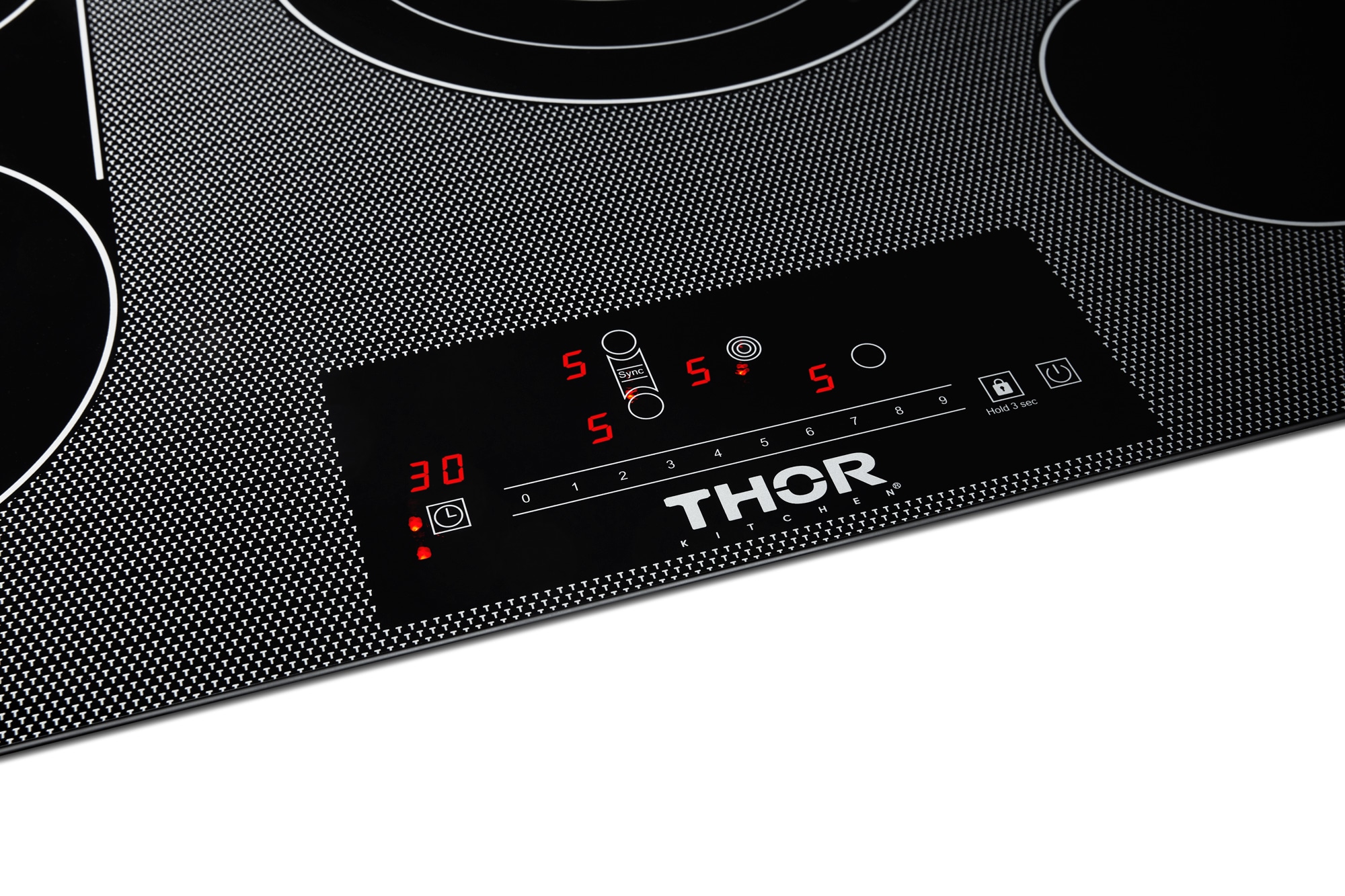 Thor 30-Inch Black Ceramic Glass 4 Burner Electric Cooktop