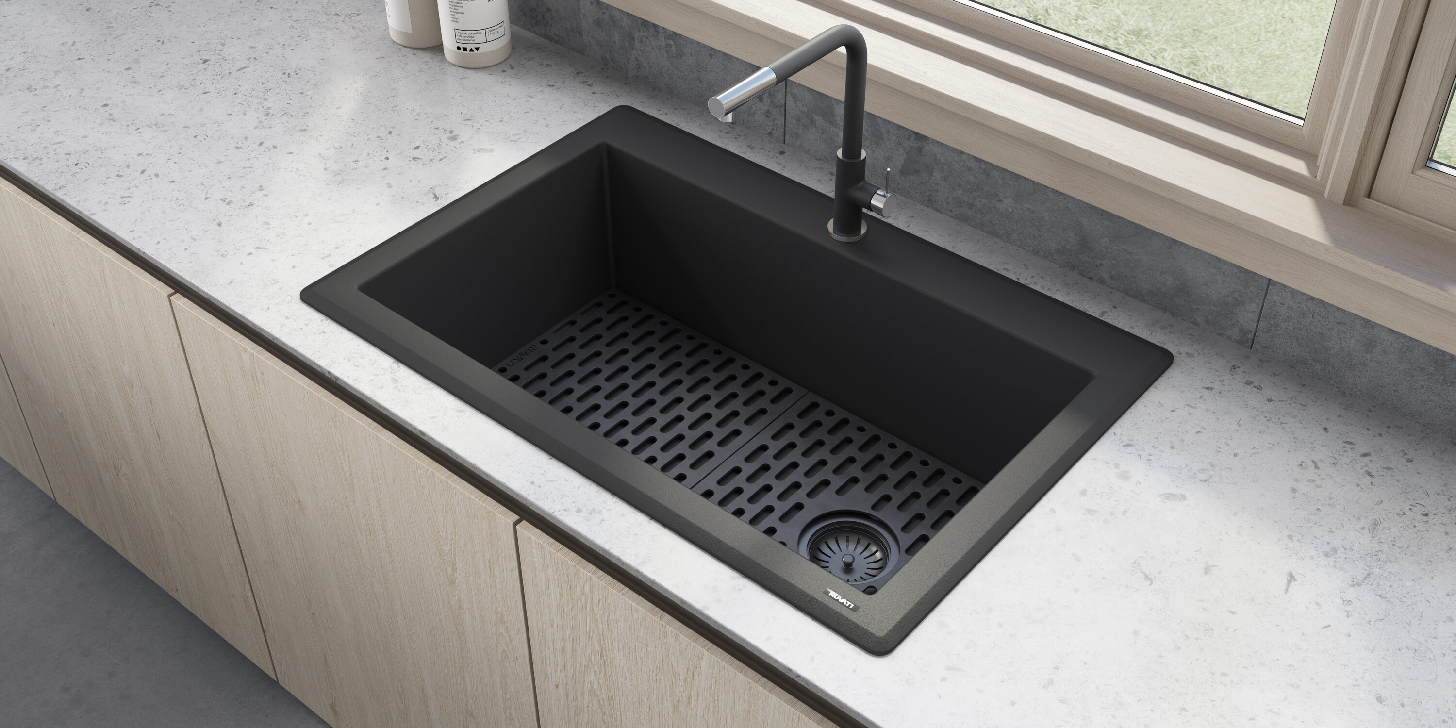 Ruvati RVA41033BK Sink-Grids - View #4