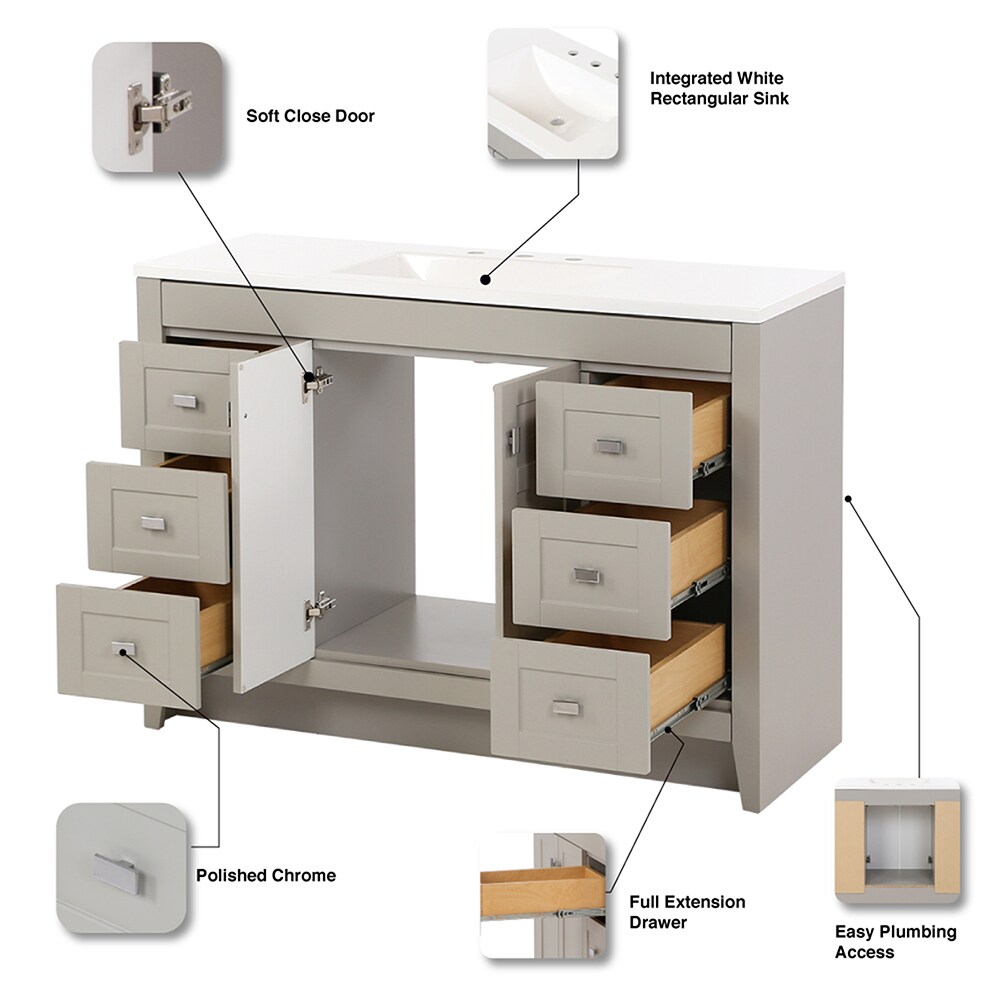 Diamond NOW C48W30005 Bath-Vanity-Combo - View #6