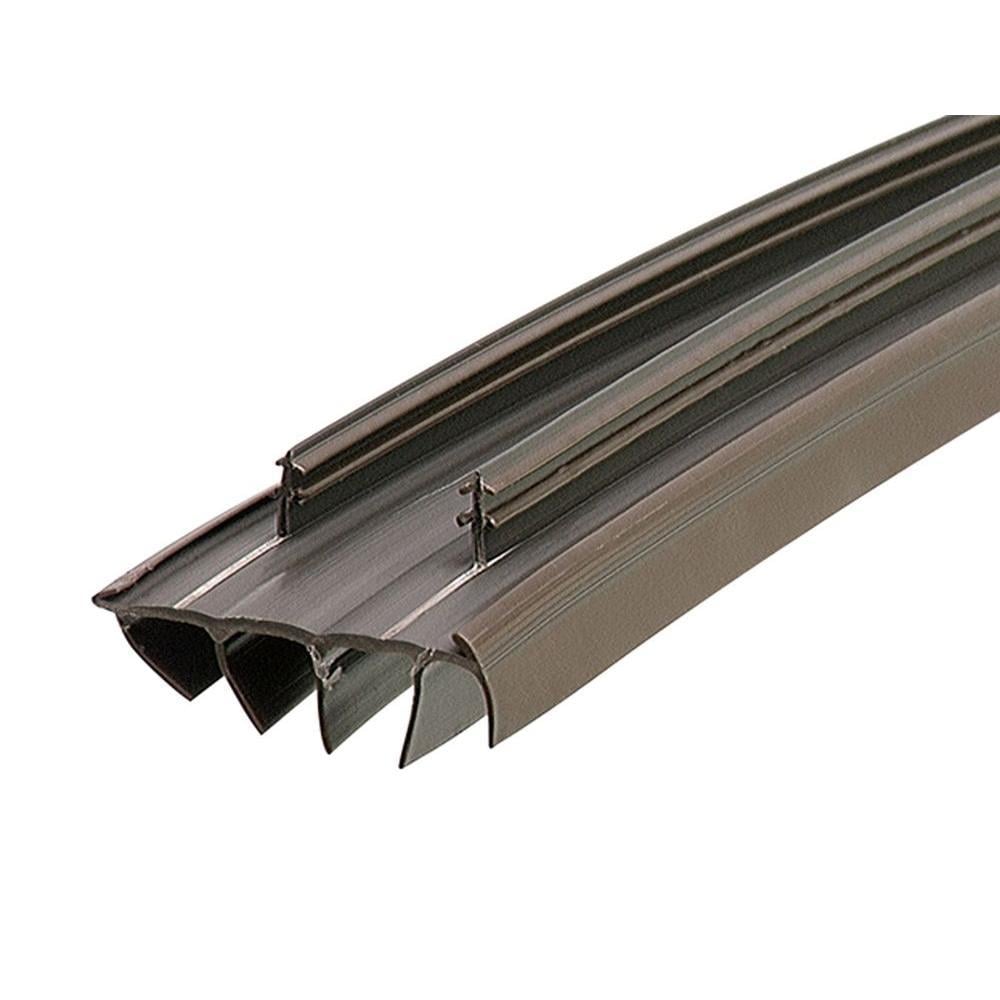 M-D 615360 3-ft x 1-3/4-in x 1-in Brown Vinyl Door Weatherstrip