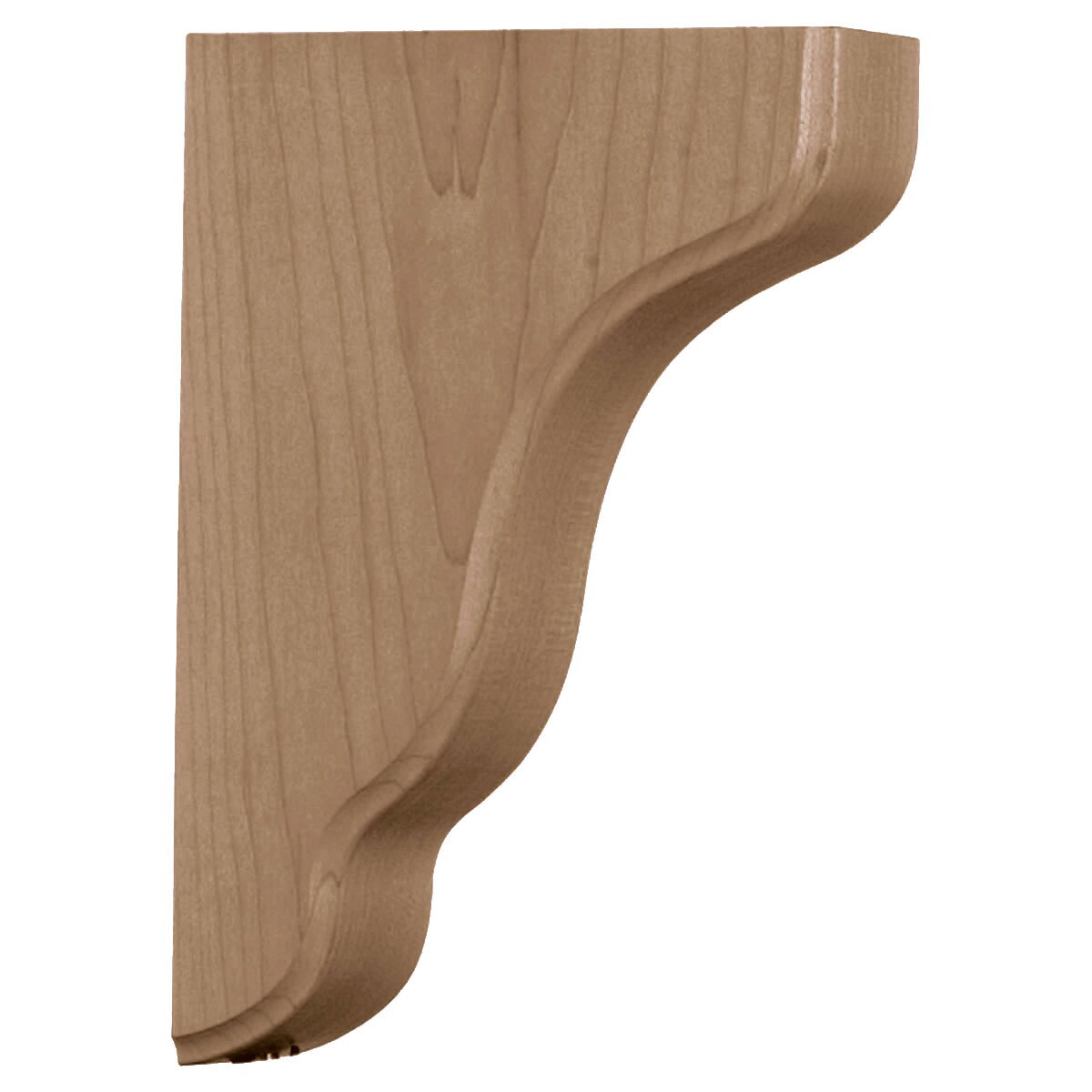 Alder Hand-Carved Wood Bracket Corbel 7.25" x 9.5"