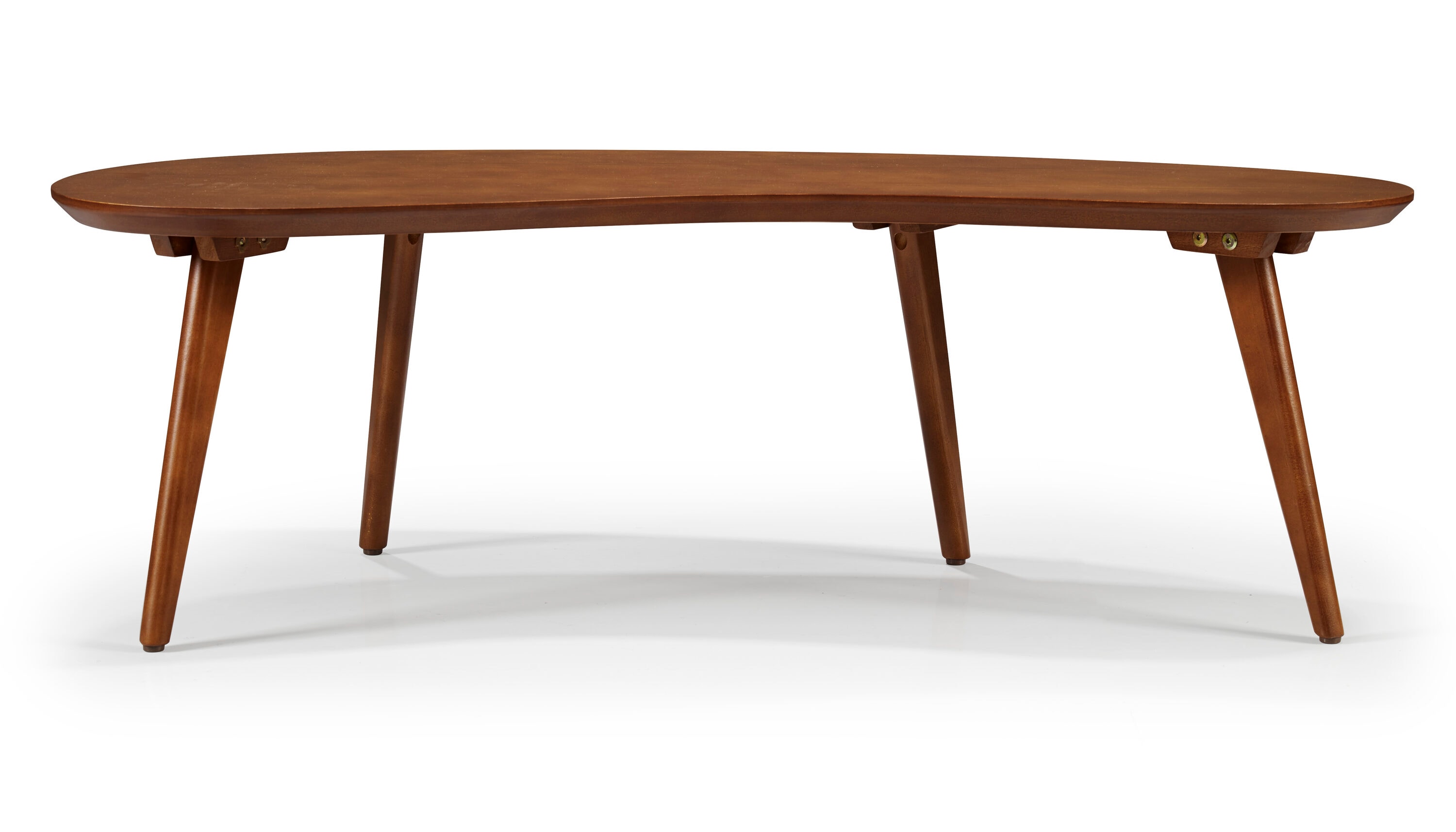 Ecoflex Furniture MDC09 Mid Century Modern Coffee Table, Castahno