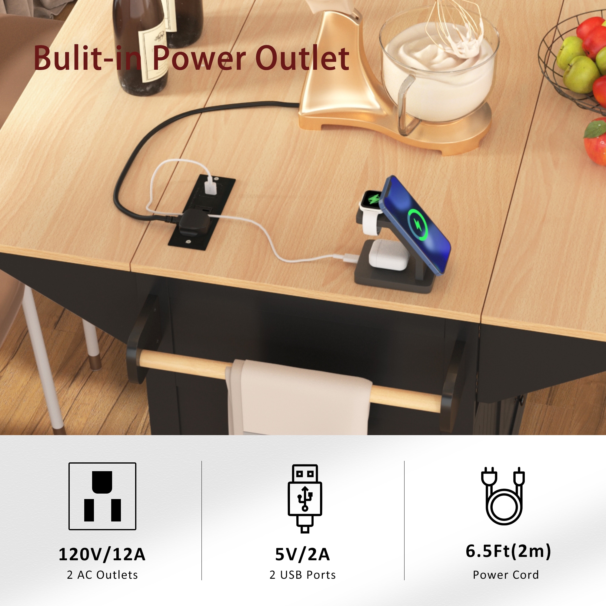 Kahomvis KK-QPO2-17B Kitchen-Furniture - View #8