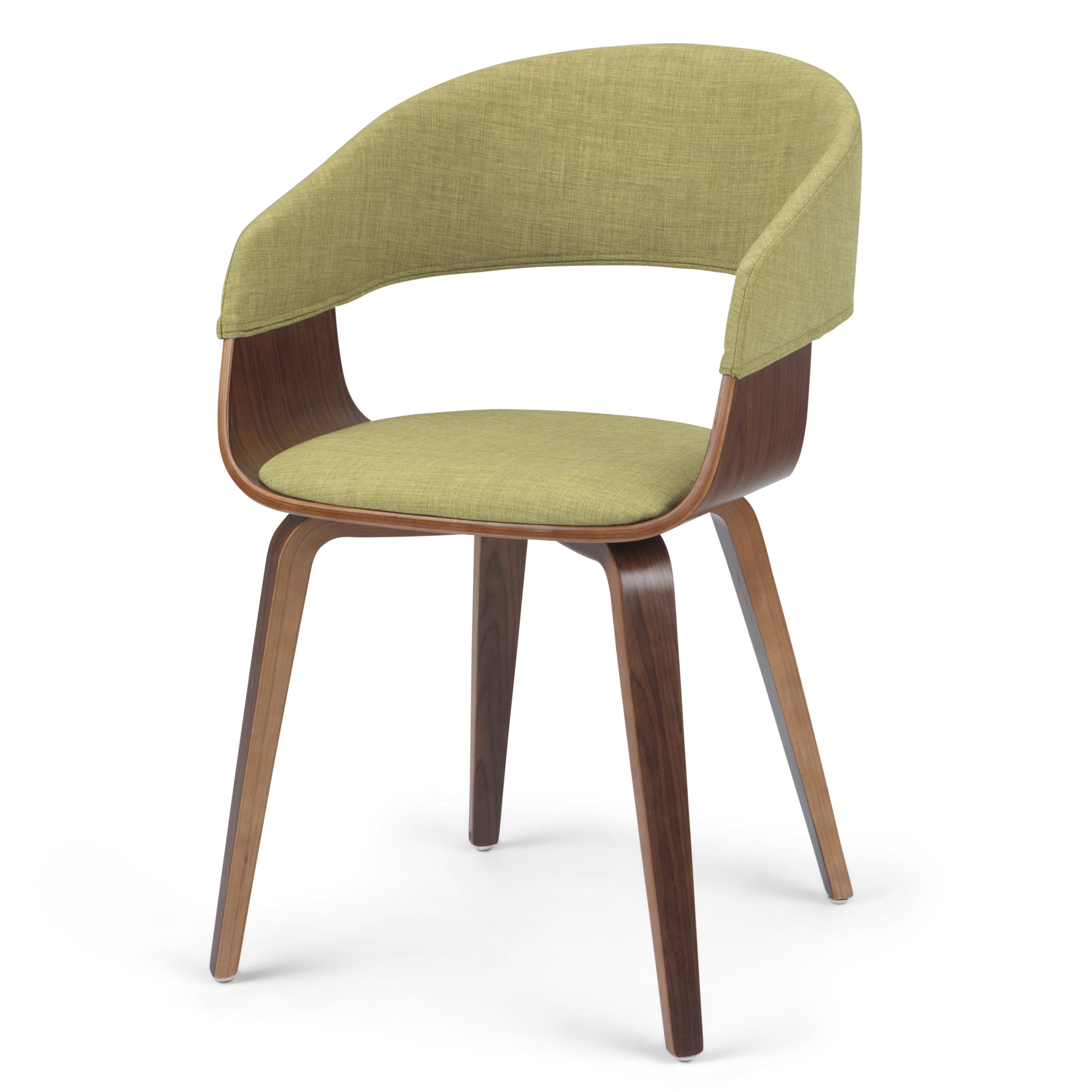 Simpli Home AXCLOW-AGN Lowell Rustic Linen Upholstered Dining Side Chair (Wood Frame)