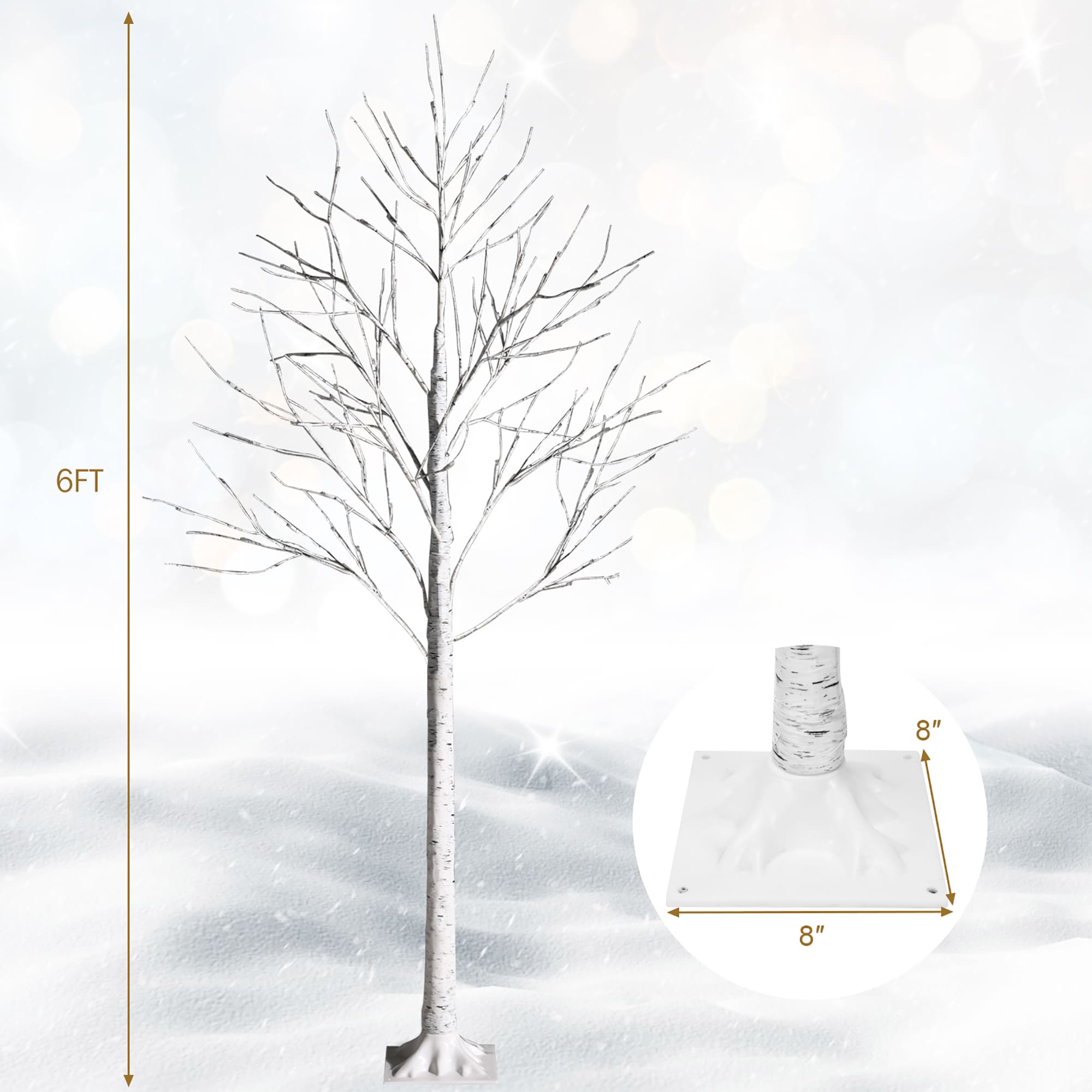 Costway CM23469US Artificial-Christmas-Trees - View #7