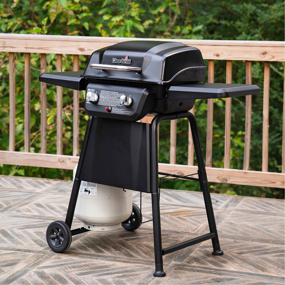 Char-Broil Black 2-Burner Liquid Propane Gas Grill in the Gas Grills ...