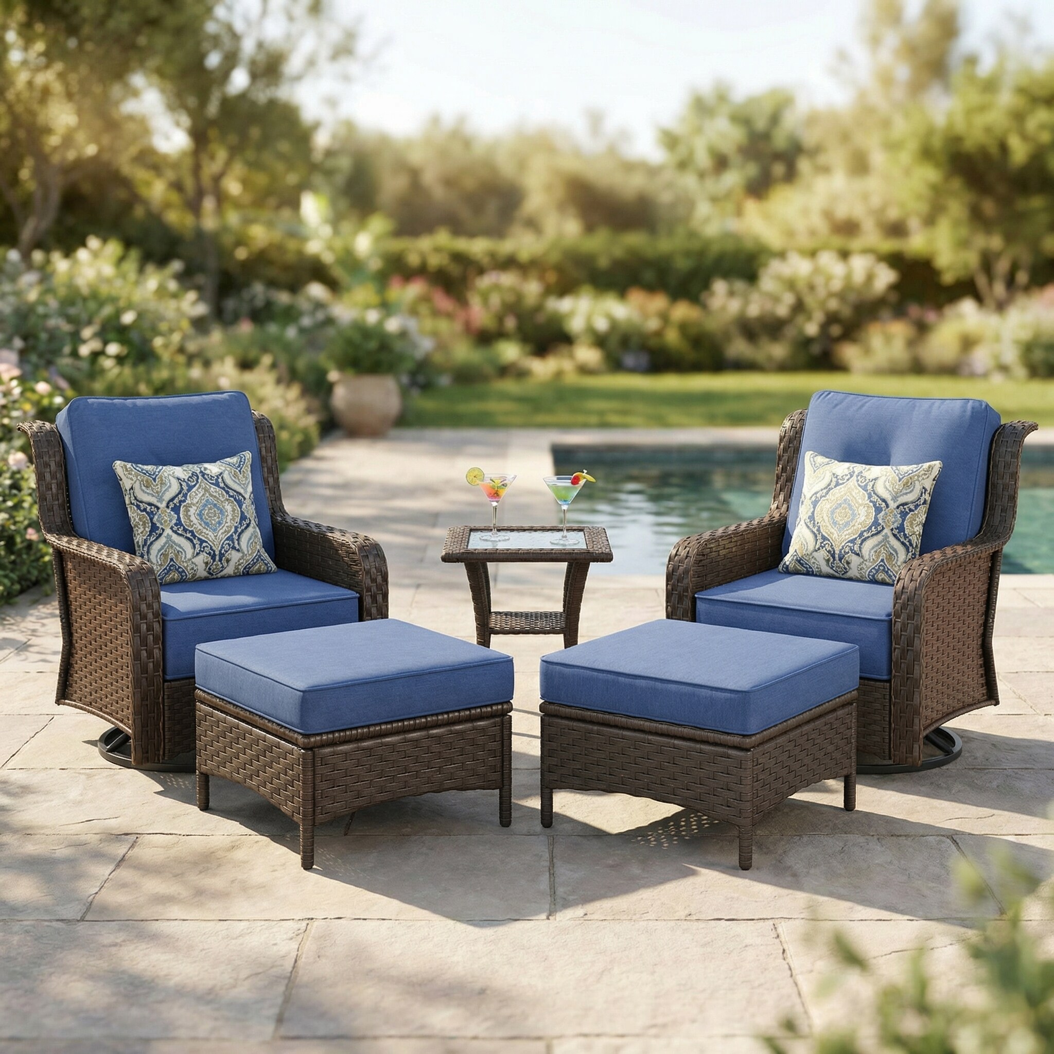 AURA OUTDOOR LS-ORCS-15BU Patio-Conversation-Sets - View #8