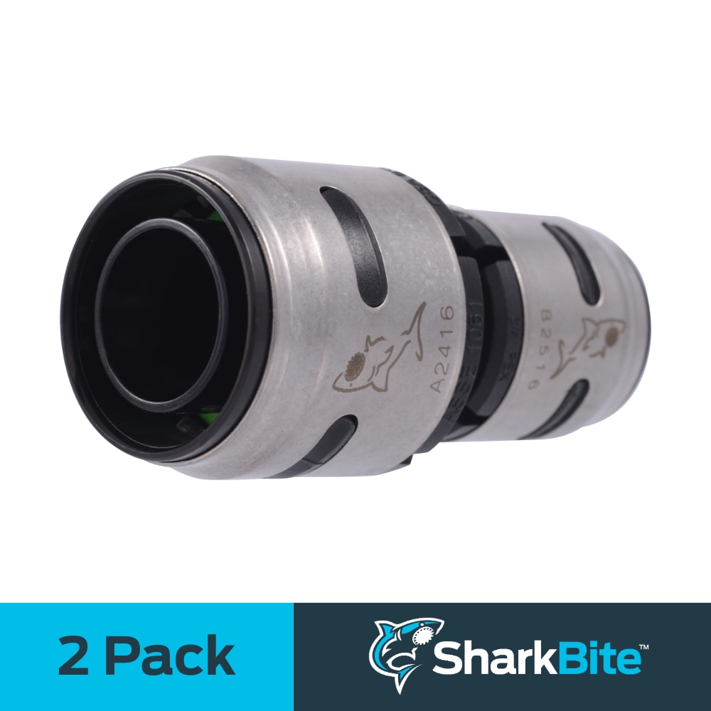 SharkBite K060Z2 EvoPEX 1-in x 3/4-in Push-to-Connect Reducing Coupling (2-Pack)