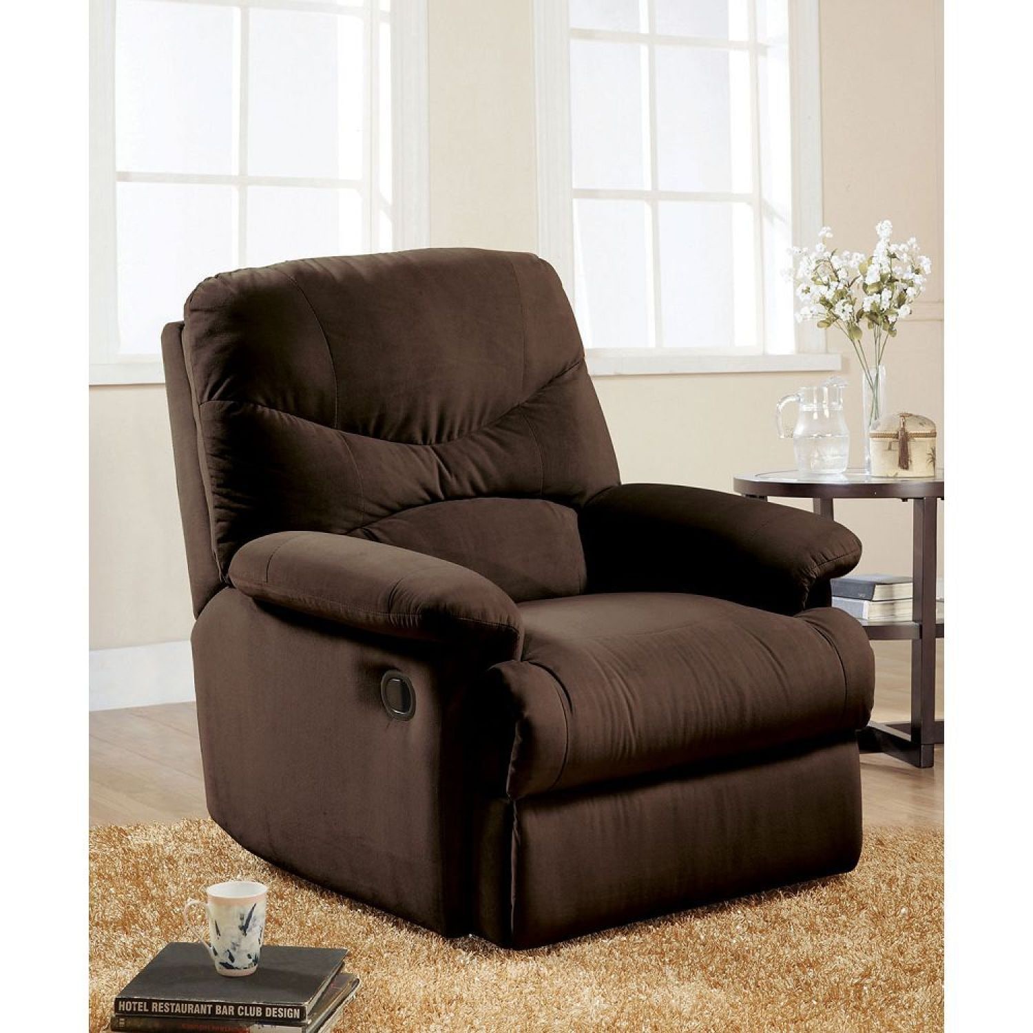 JASMODER 00635 35.00-Inches Modern Chocolate Sofa
