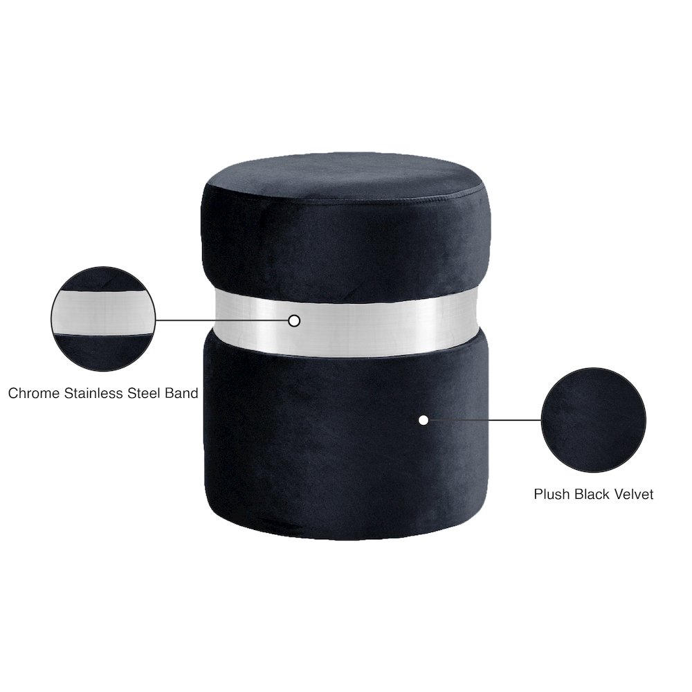 Meridian 133BLACK Indoor-Ottomans - View #4