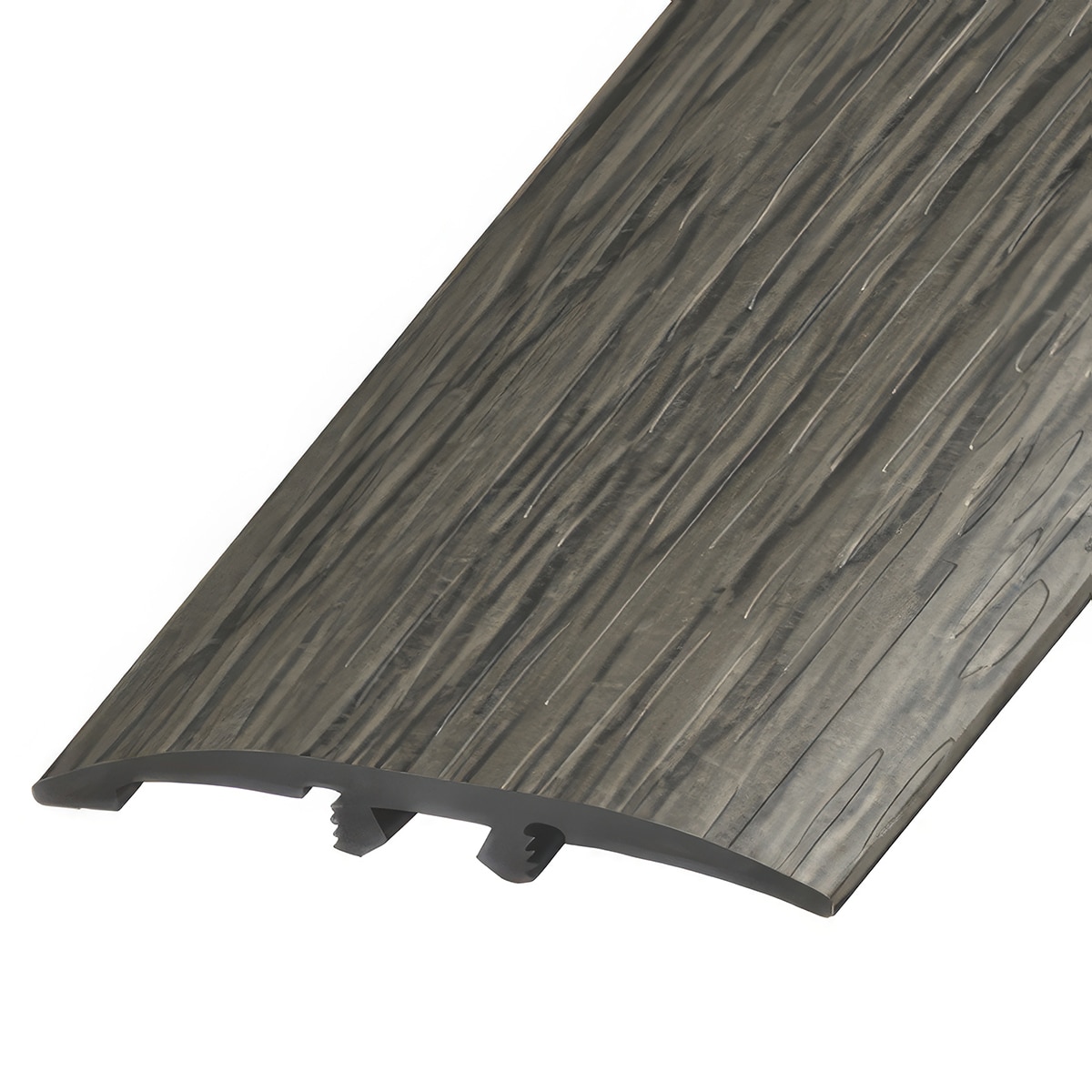 Versatrim SLT-113098 SoundTrack GlueCore Lucida-SoundTrack GlueCore-Ash Grey Prefinished 0.25-in T x 2-in W x 94-in L PVC 3-in-1 T-moulding/Reducer/Endcap