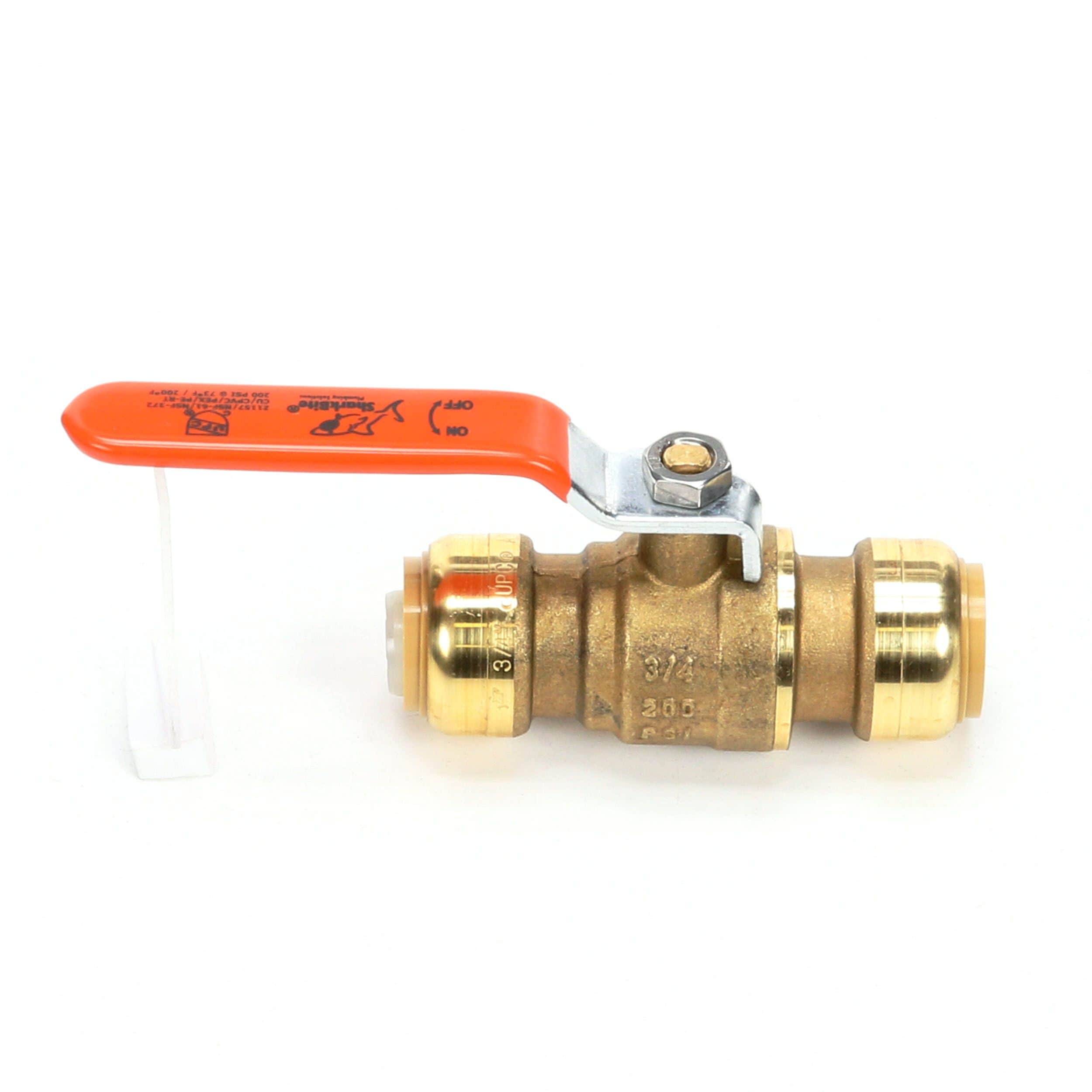 Details about   10 PIECES XFITTING 3/4" PUSH FIT FULL PORT BALL VALVES CERTIFIED TO NSF ANSI6... 