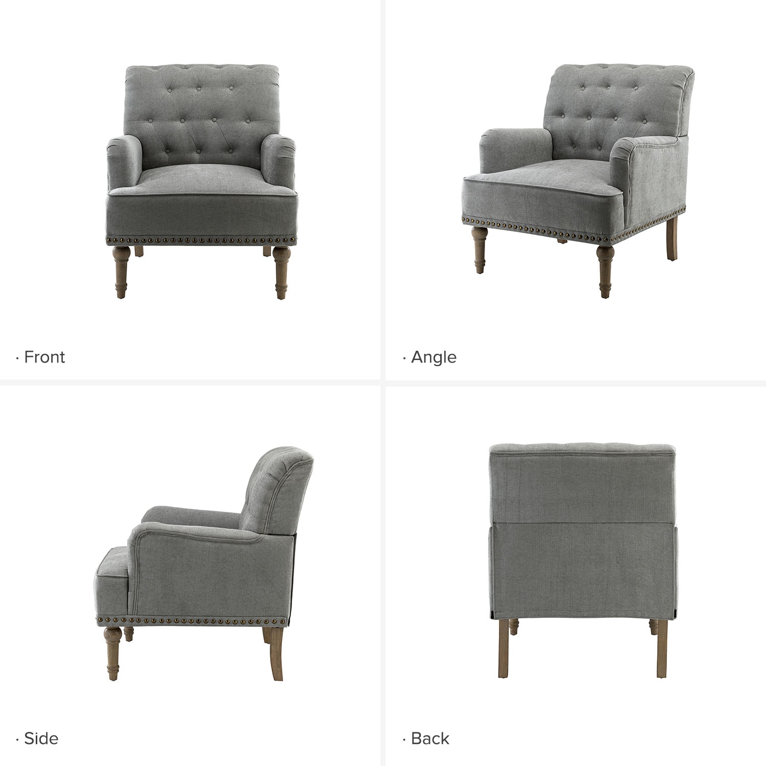 14 Karat Home CHM0384-PEWTER chairs - View #6