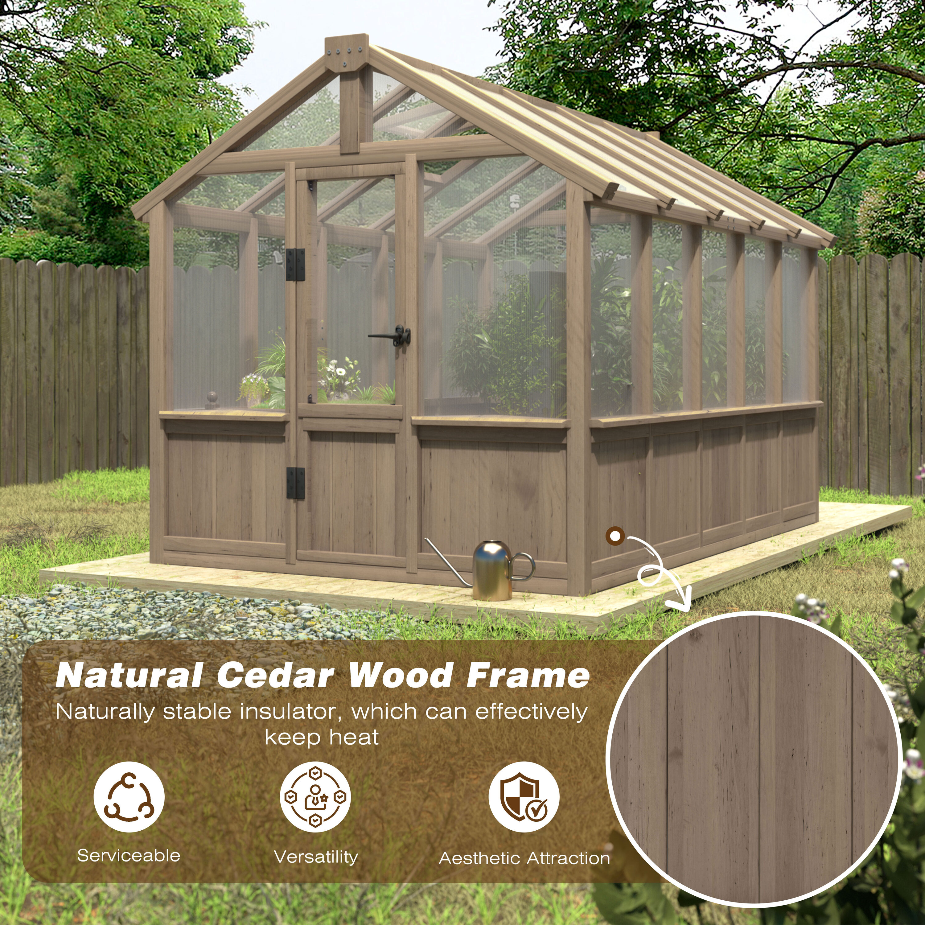 VEIKOUS PG0101-WD-41 greenhouses - View #7