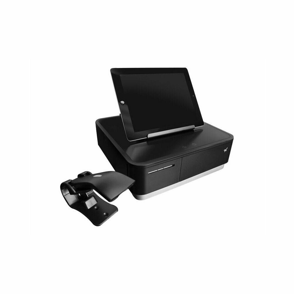 ISTR33668 Star Micronics 39650211 POP10 US mPOP Printer and Cash Drawer, Universal Tablet Stand with Internal Power Supply- Black