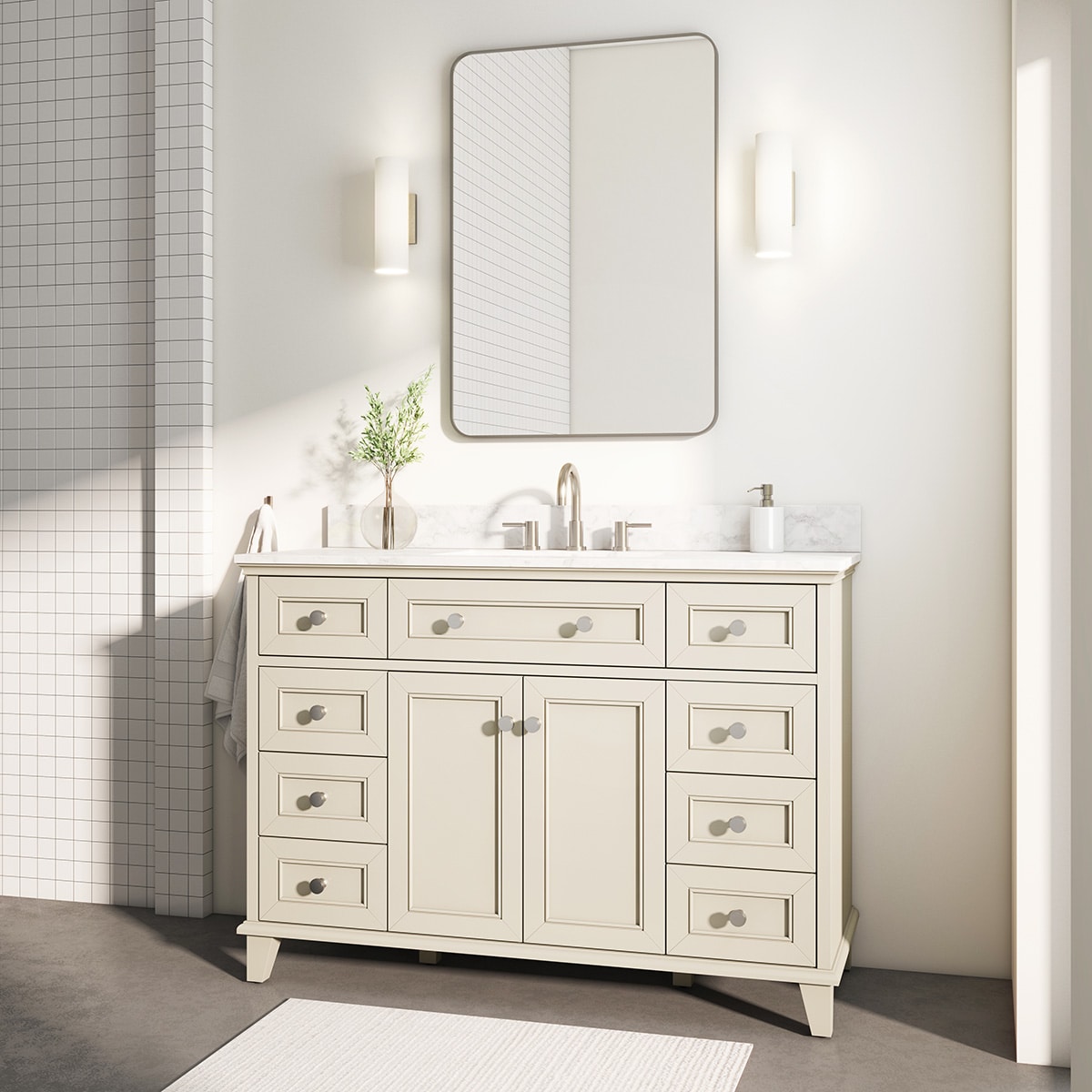 allen + roth LOWE48VLN Bath-Vanity-Combo - View #4