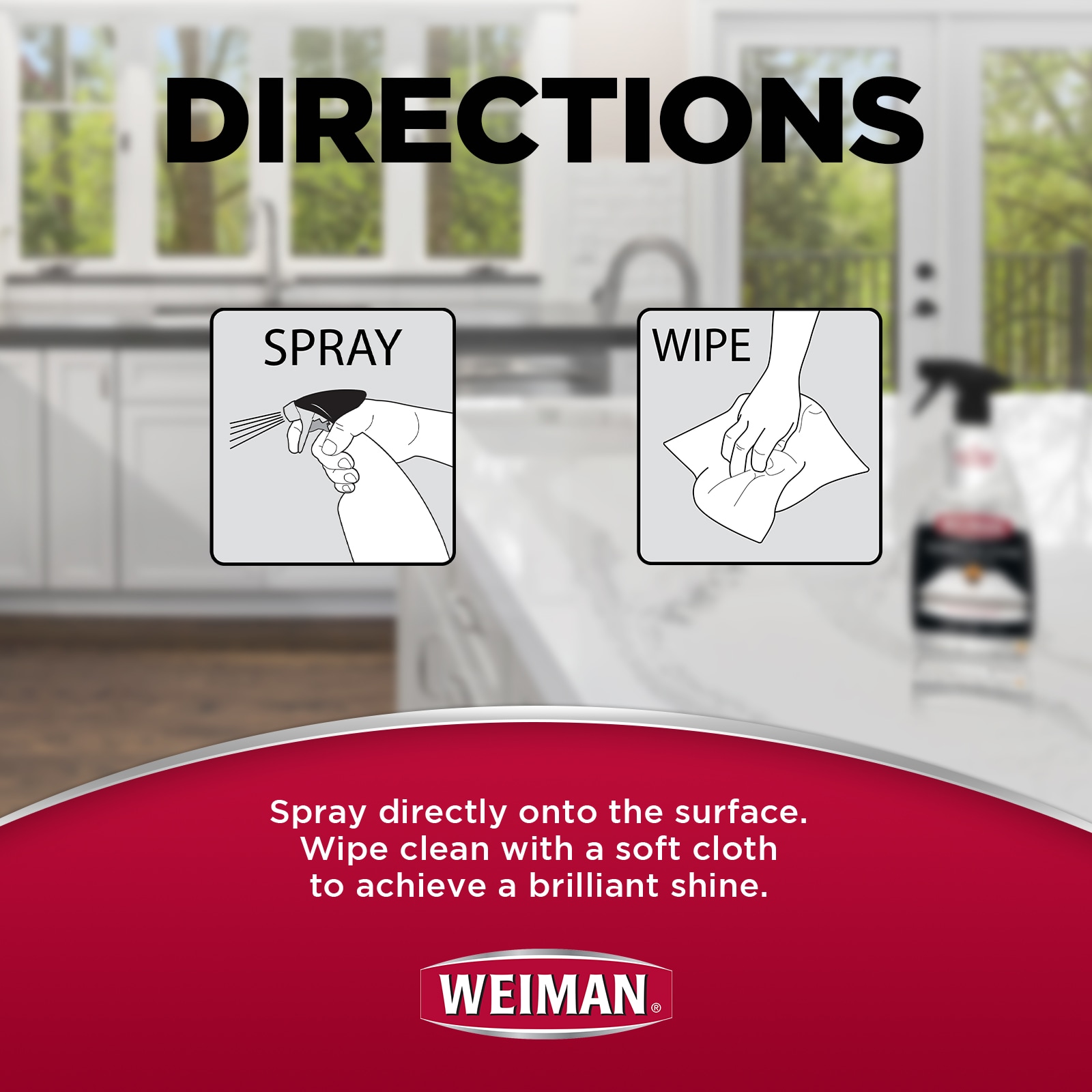 Weiman Stainless Steel Wipes and Granite Wipes (30 Count Each) - Keep  Appliances Shining Bright and Protect Countertops with the pH Neutral  Formula