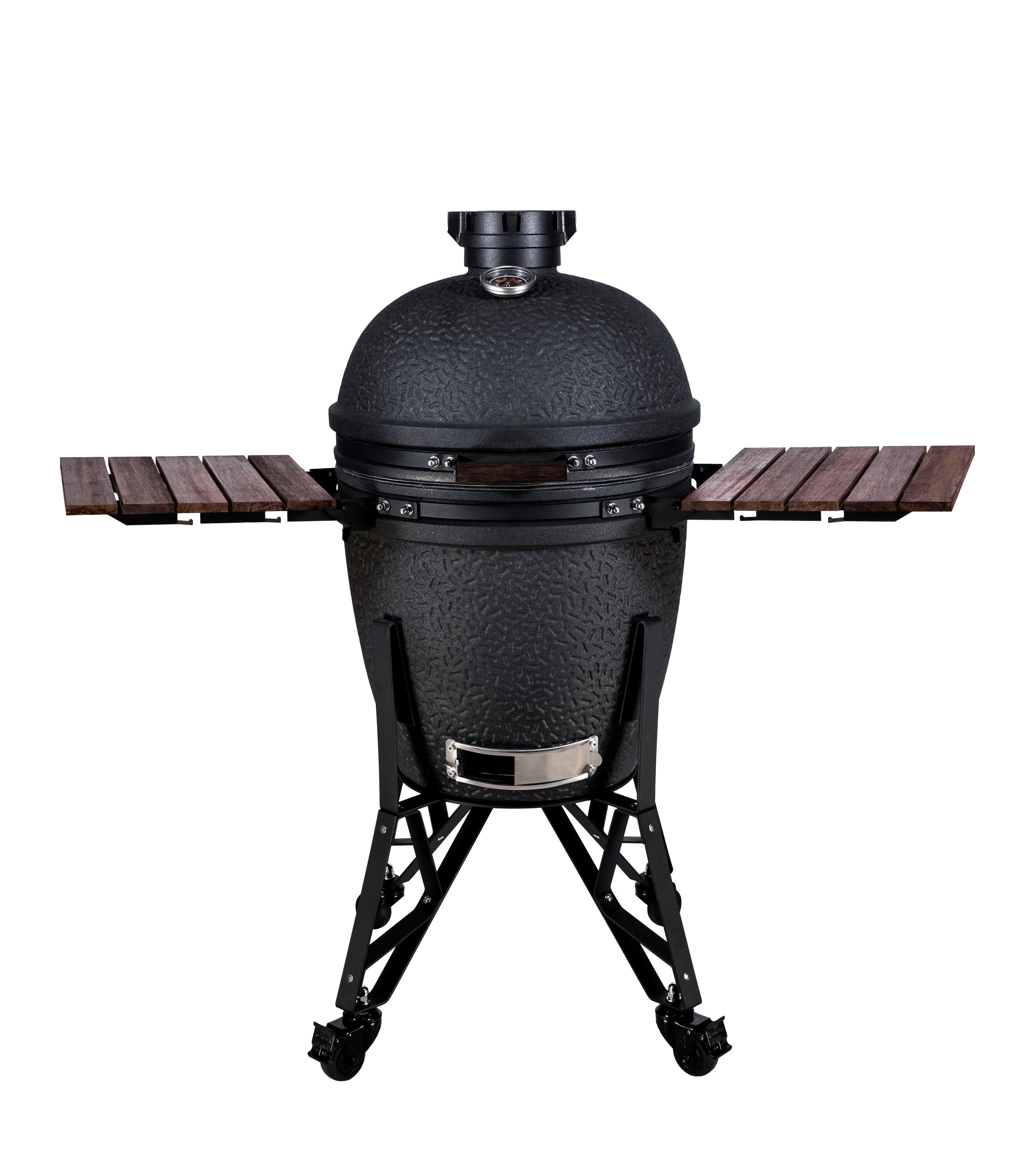 VESSILS Fleet 19 in W Matt Black Kamado Charcoal Grill in the