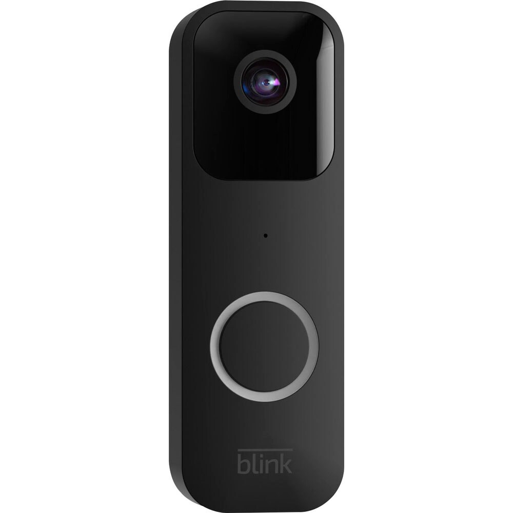  Blink Whole Home Bundle – Video Doorbell system (black),  Outdoor 4 camera (black), and Mini camera (white)