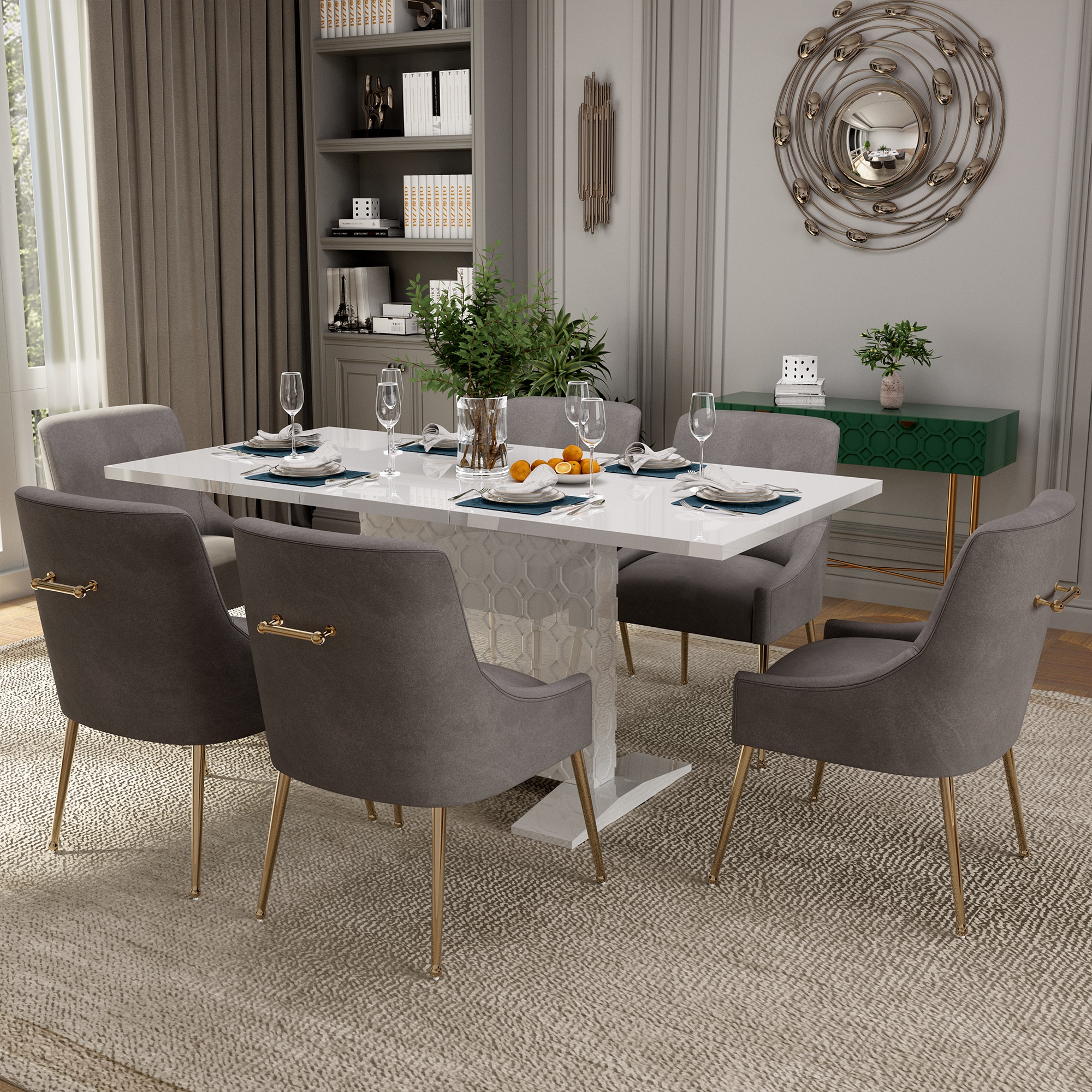 Clihome CL-ST1WH700GY Dining-Sets - View #4