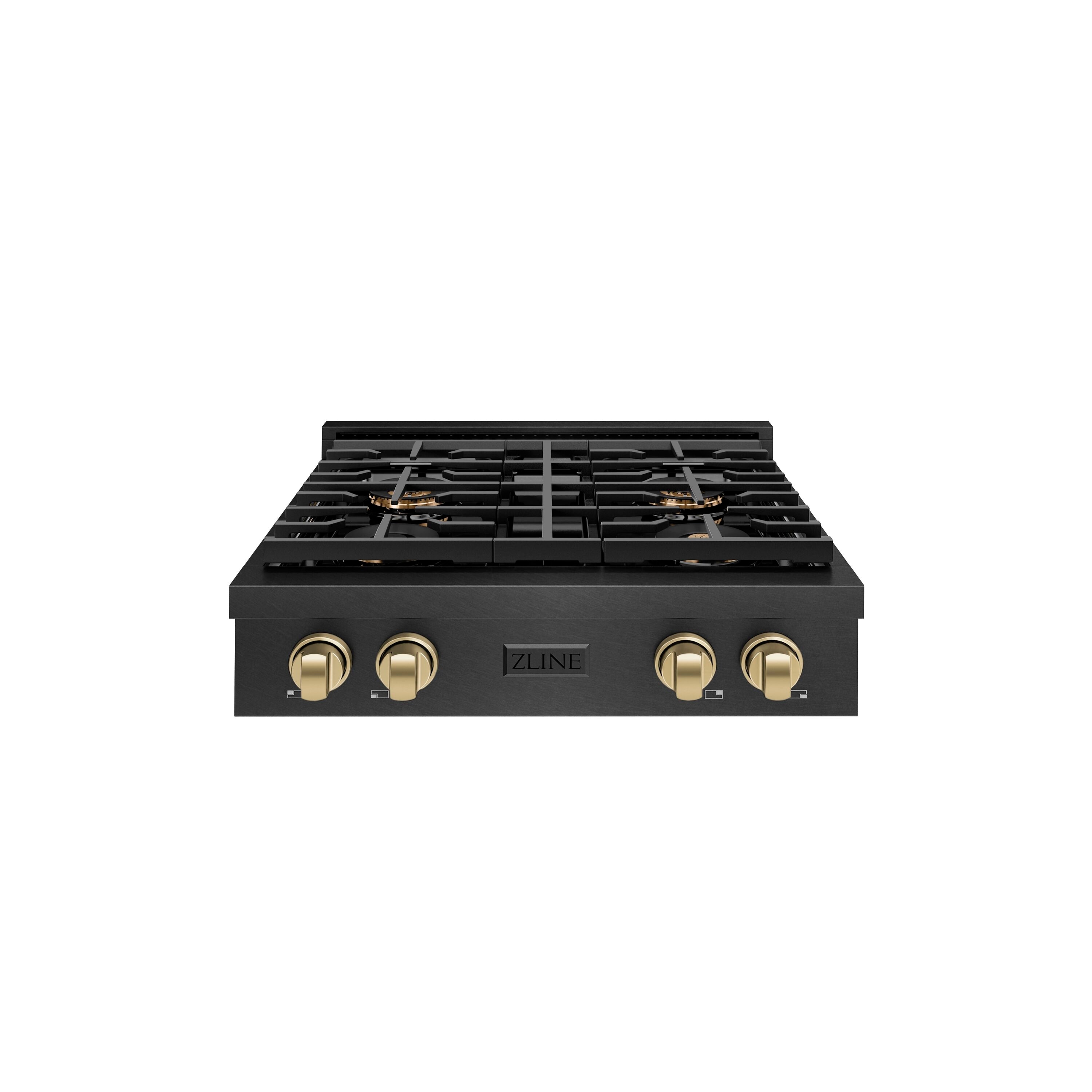 ZLINE KITCHEN & BATH Paramount 30-in 4 burners Black Stainless steel Gas Cooktop