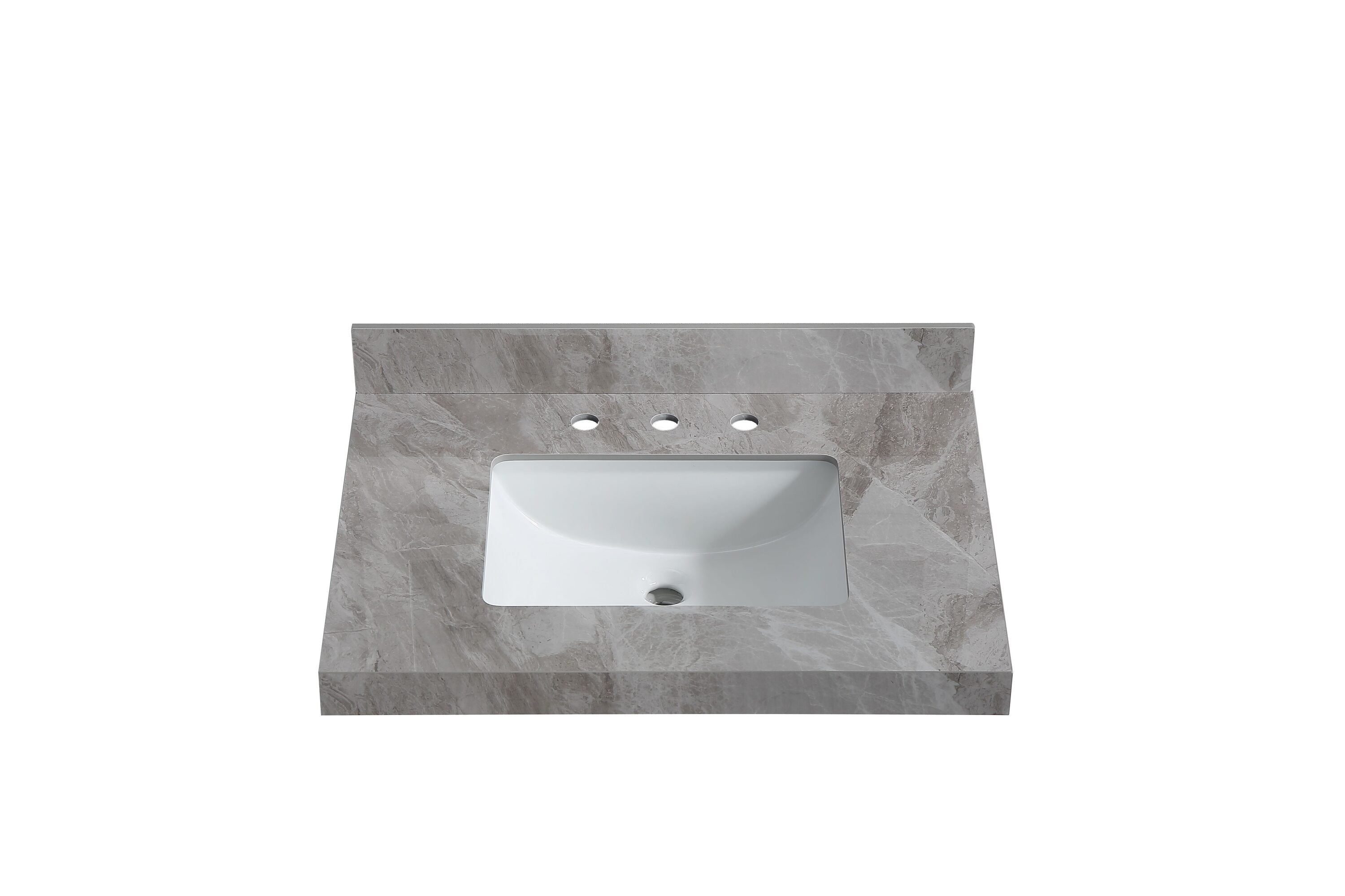 HomLux BD-PVTIG31 31 in. W x 22 in. D Porcelain Vanity Tops in Italian Grey