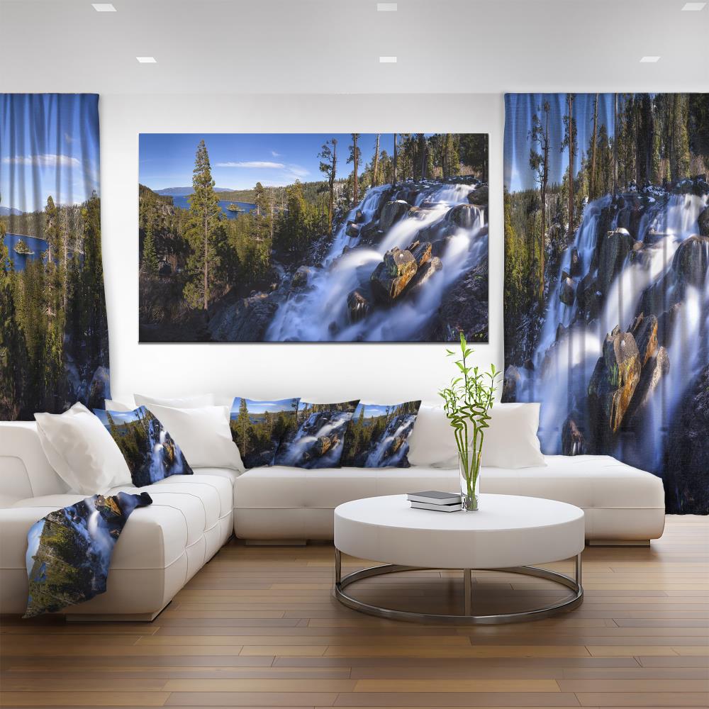 Designart 60-in H x 40-in W Landscape Print on Canvas in the Wall Art ...