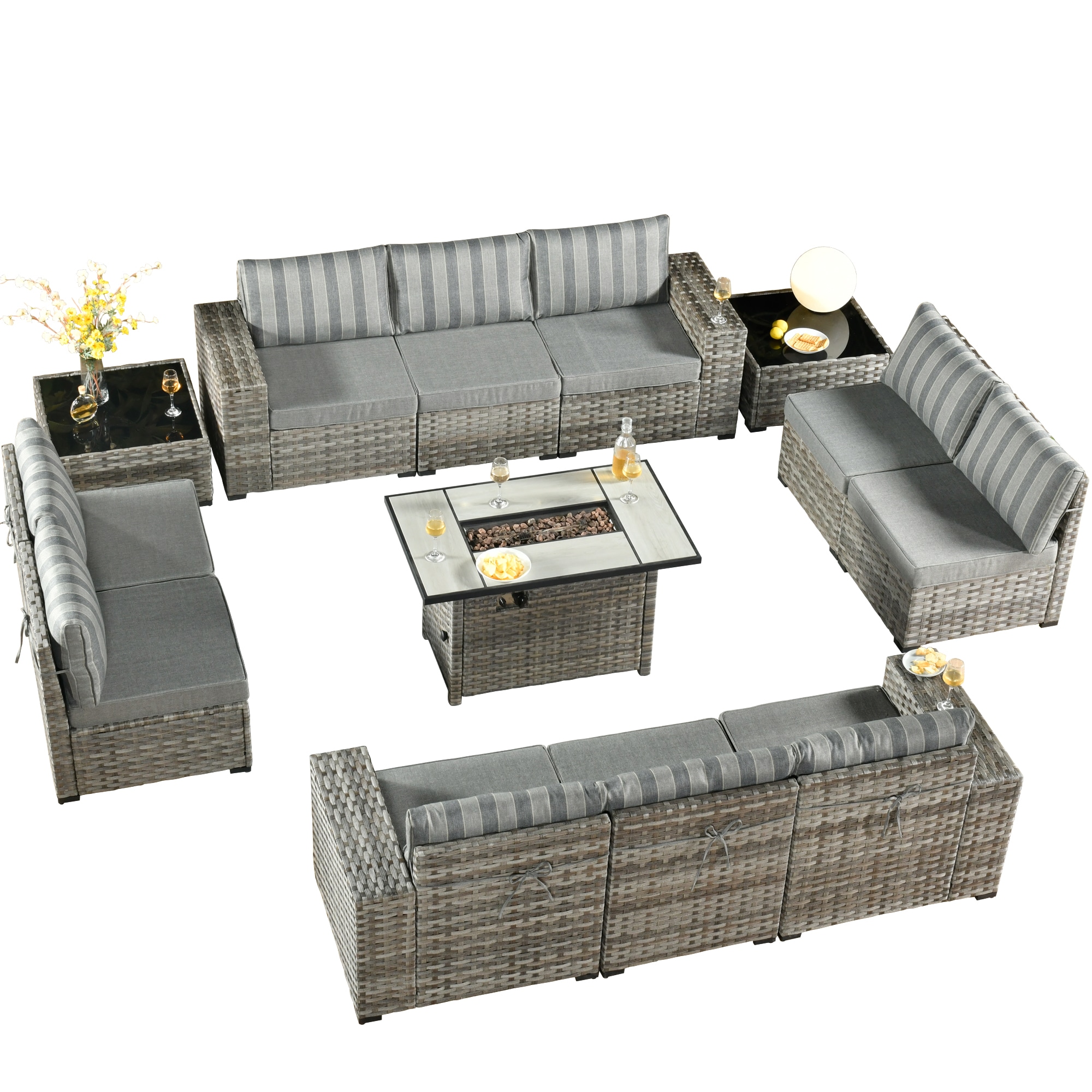 XIZZI XIBBR2T05-12FP Patio-Conversation-Sets - View #3