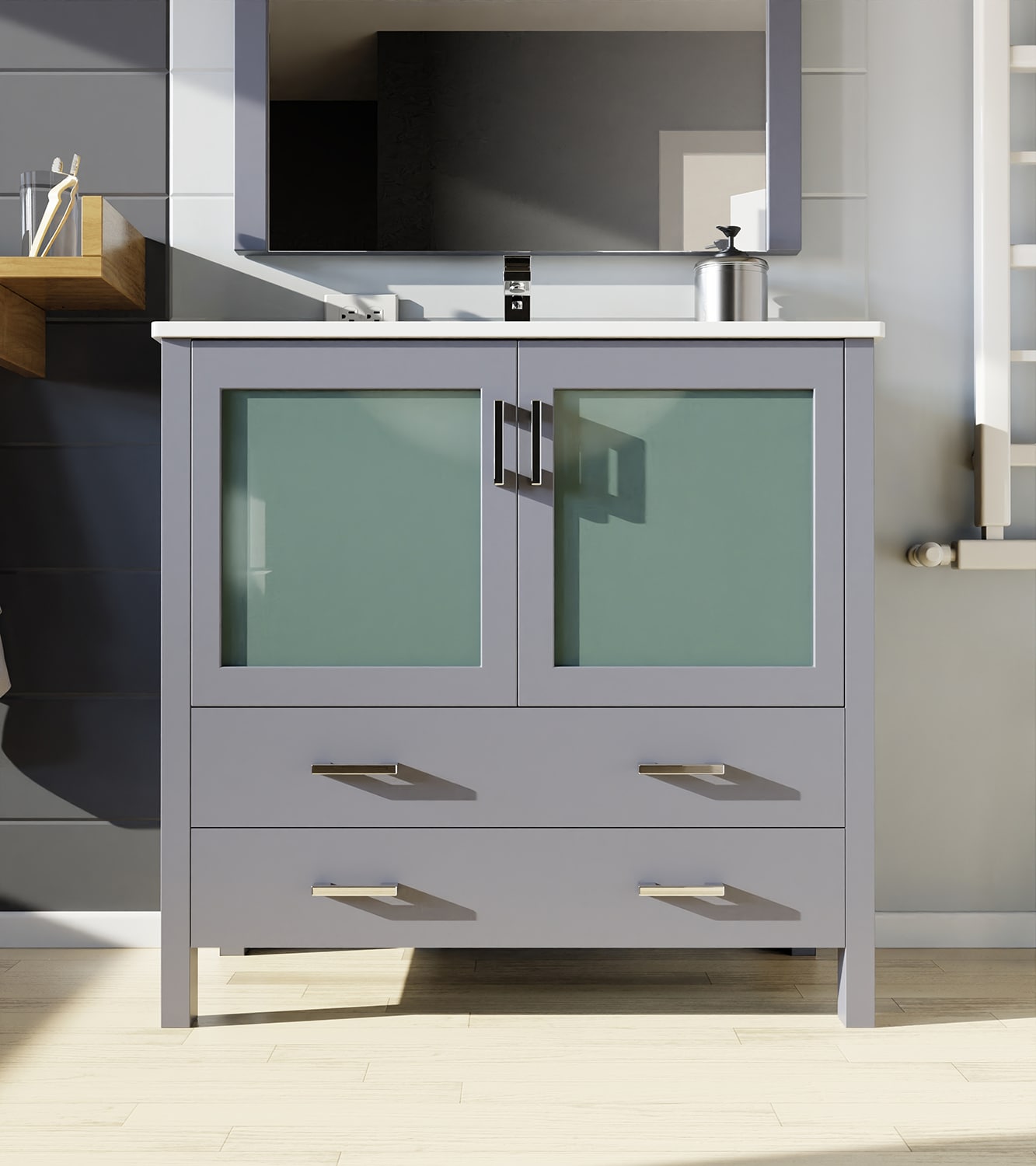 Lexora LV341836SBES000 Bath-Vanity-Combo - View #9