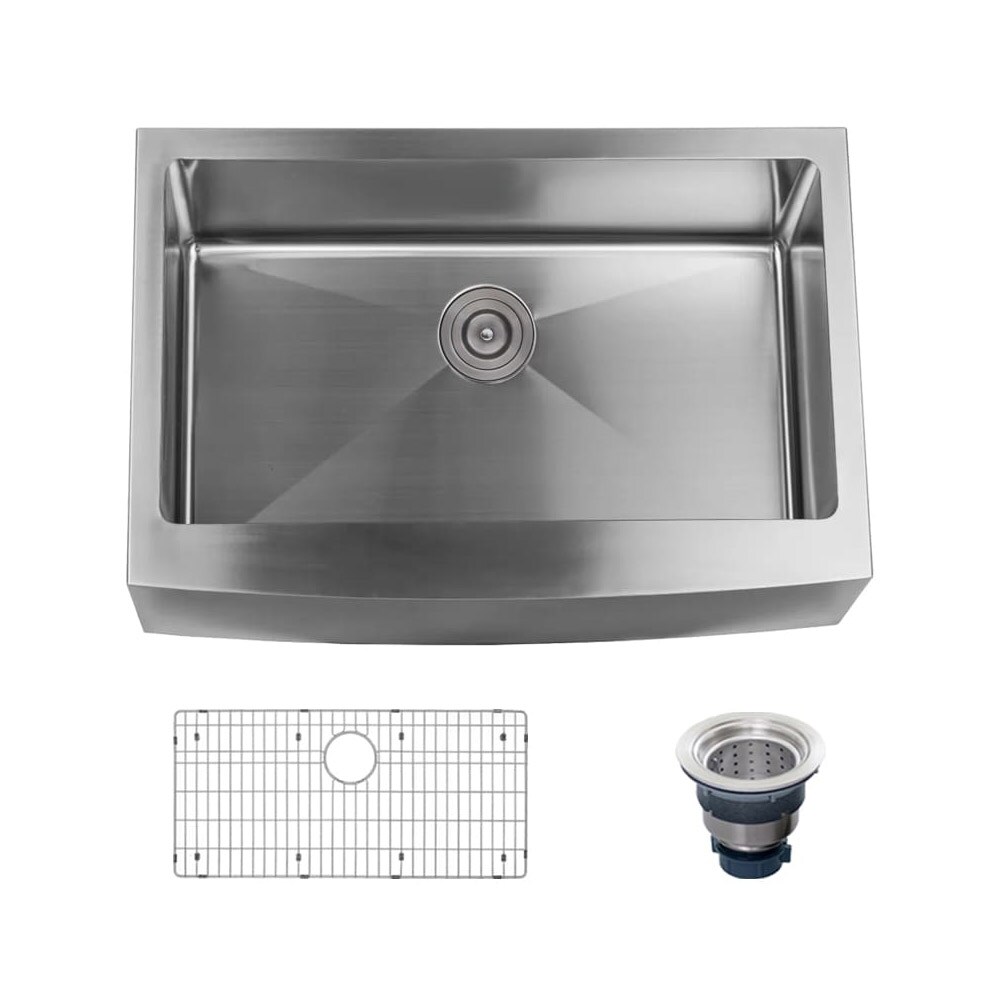 Quartz Sink Kitchen Invisible Large Single Sink Washing Basin Hidden Sink  Cover Pullout Faucet