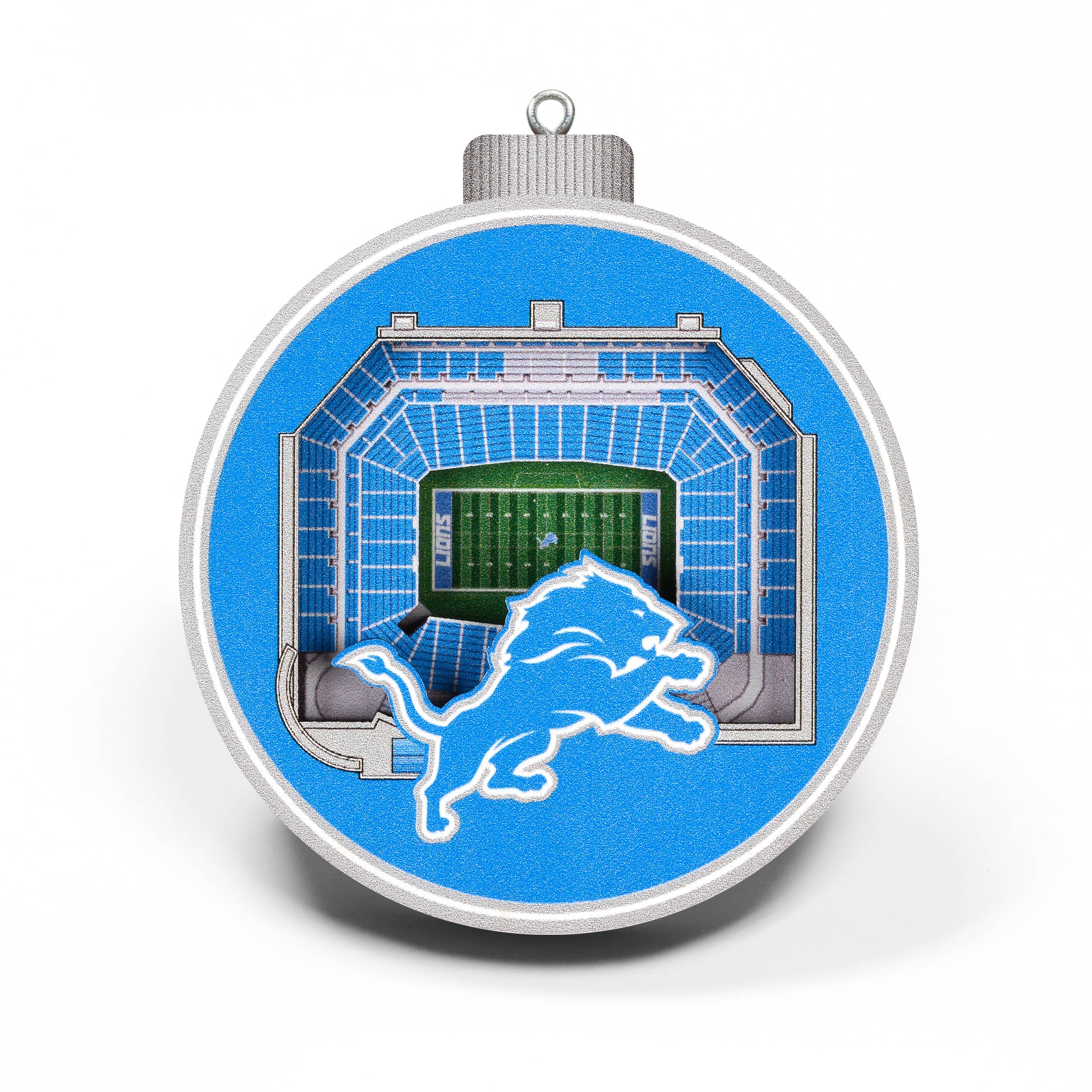 StadiumViews Detroit Lions Multiple Colors/Finishes Sports Indoor Ornament  Shatterproof in the Christmas Ornaments department at