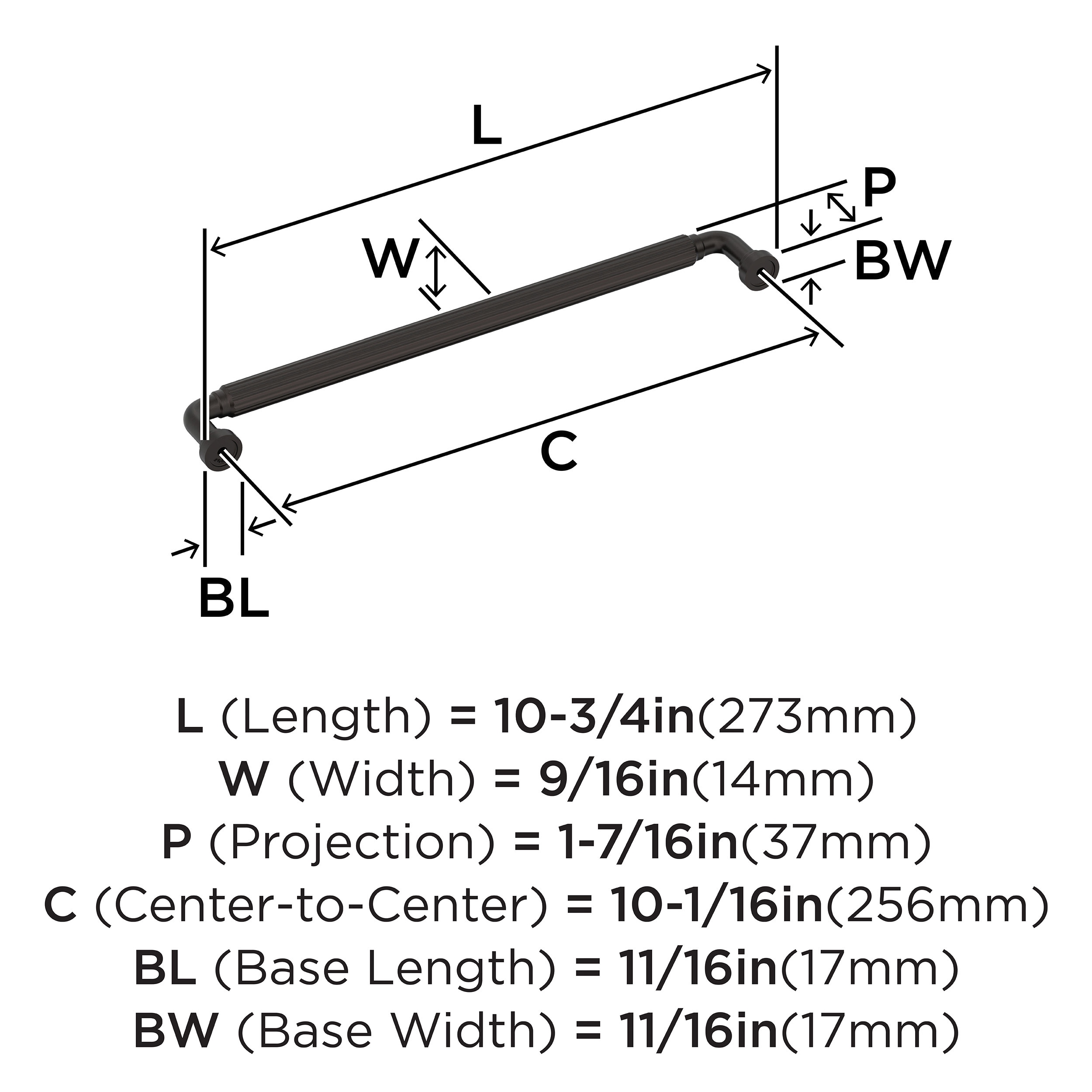 Amerock BP37707ORB Cabinet-Pulls - View #4